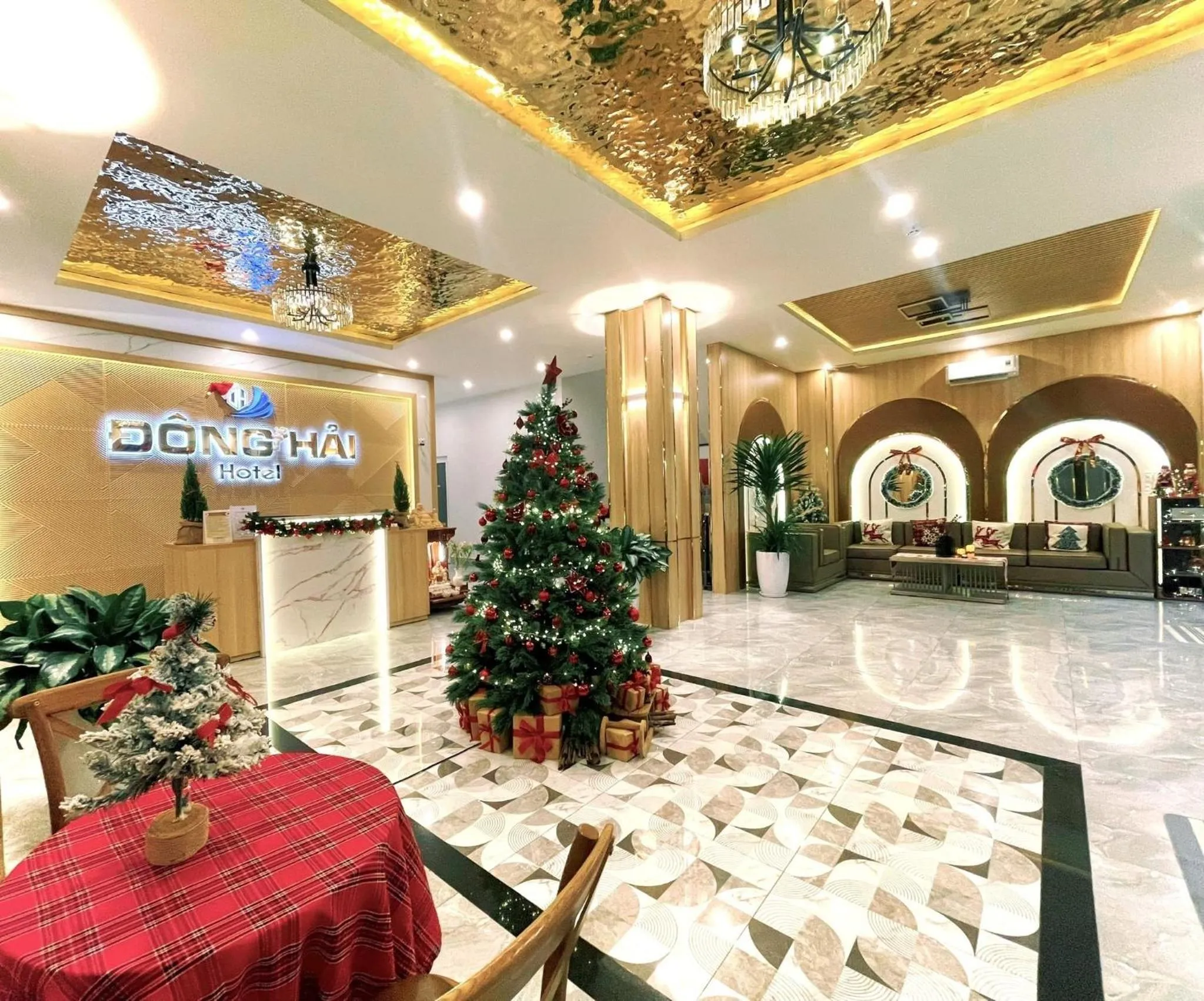 Lobby or reception in Dong Hai Hotel _ Rach Gia