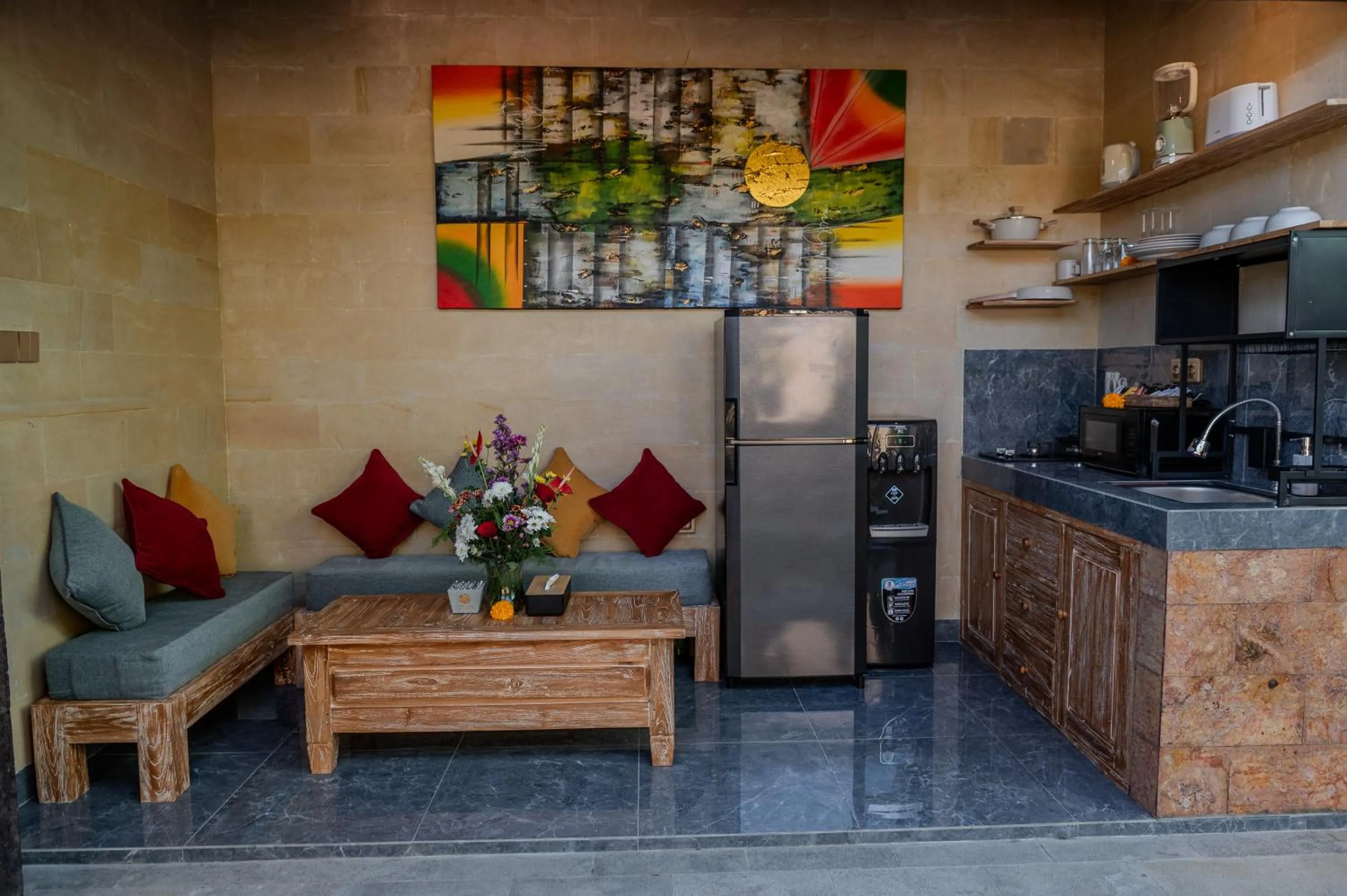 Living room in Villa Semujan Ubud