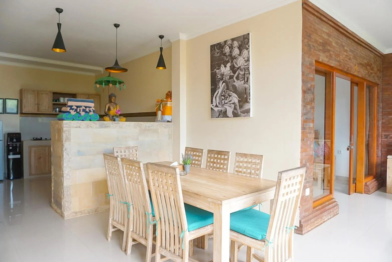 Dining area in Villa Semujan Ubud