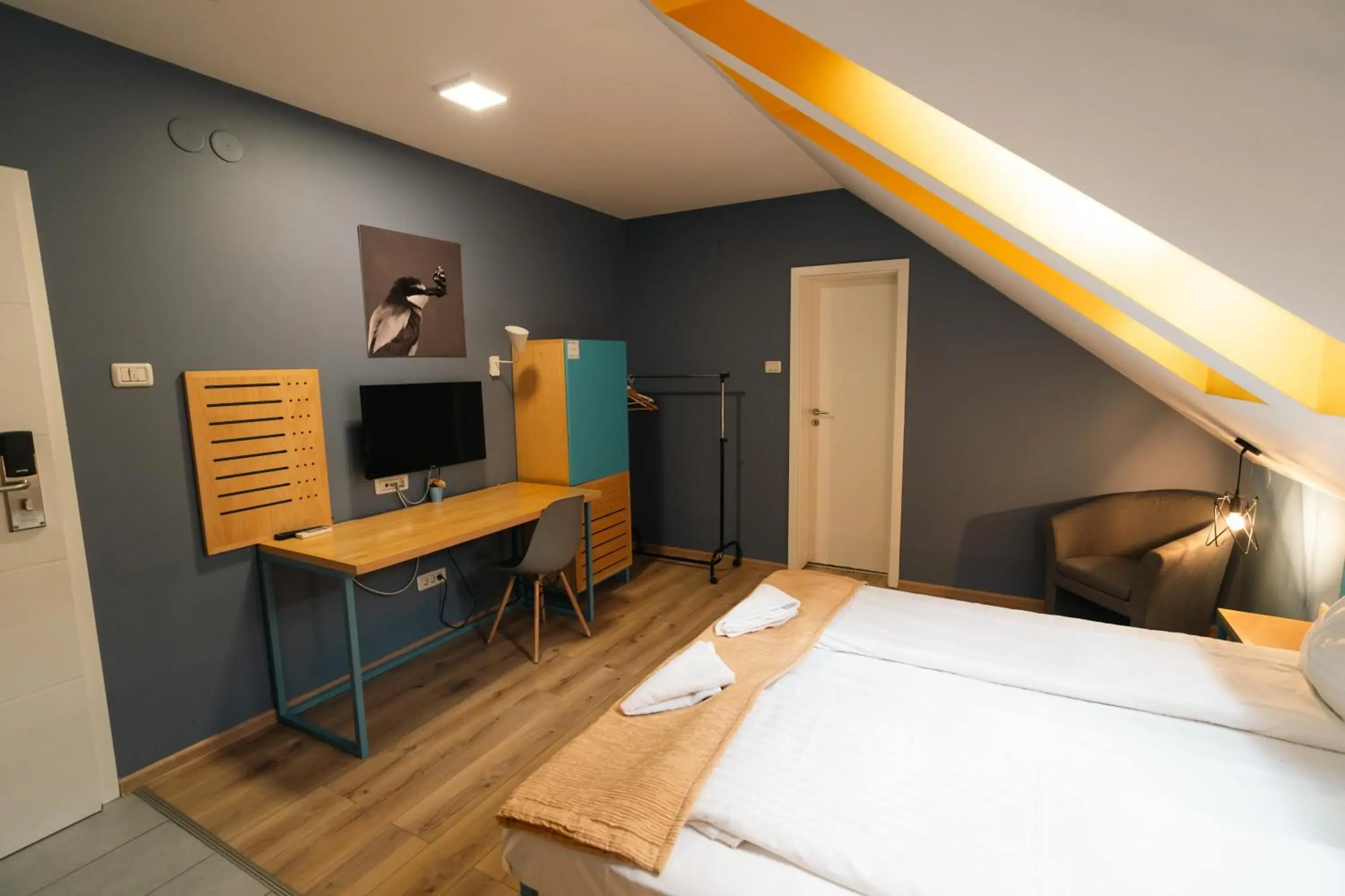 Bedroom, Bed in Pensiunea Urban Point Bedroom, Bed in Pensiunea Urban Point