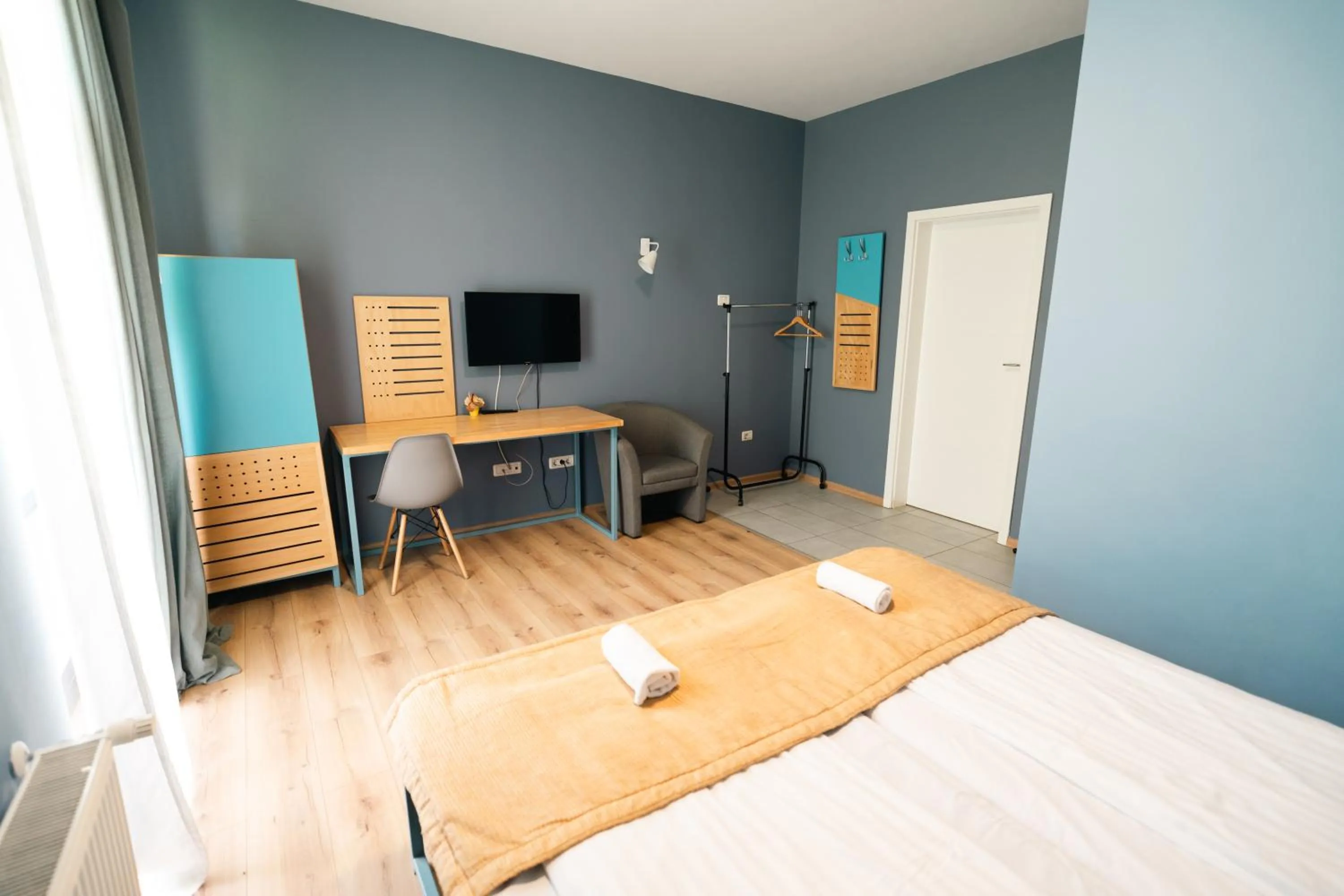 Bedroom, Bed in Pensiunea Urban Point