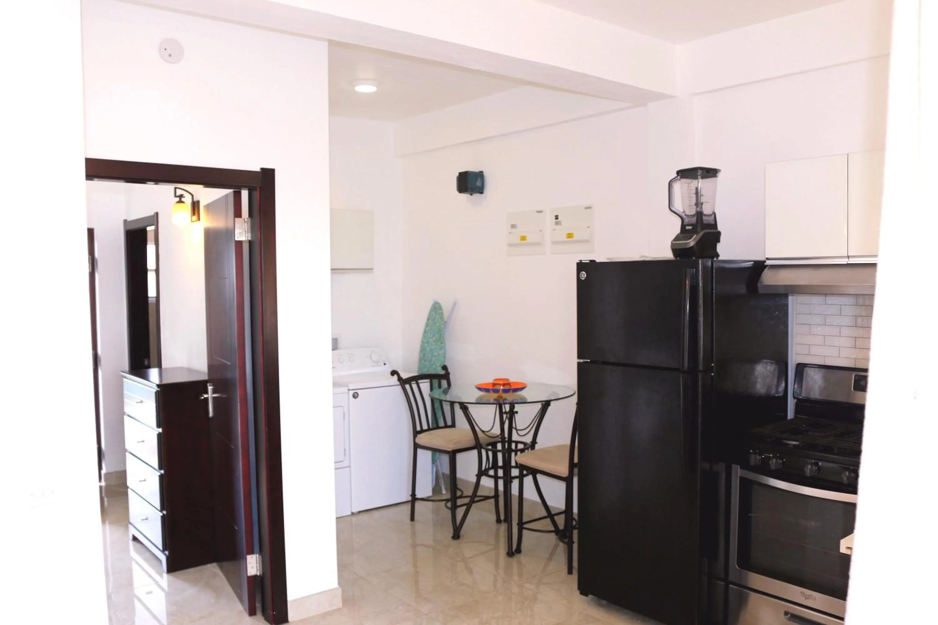 Kitchen or kitchenette in Blue Star Apartments & Hotel