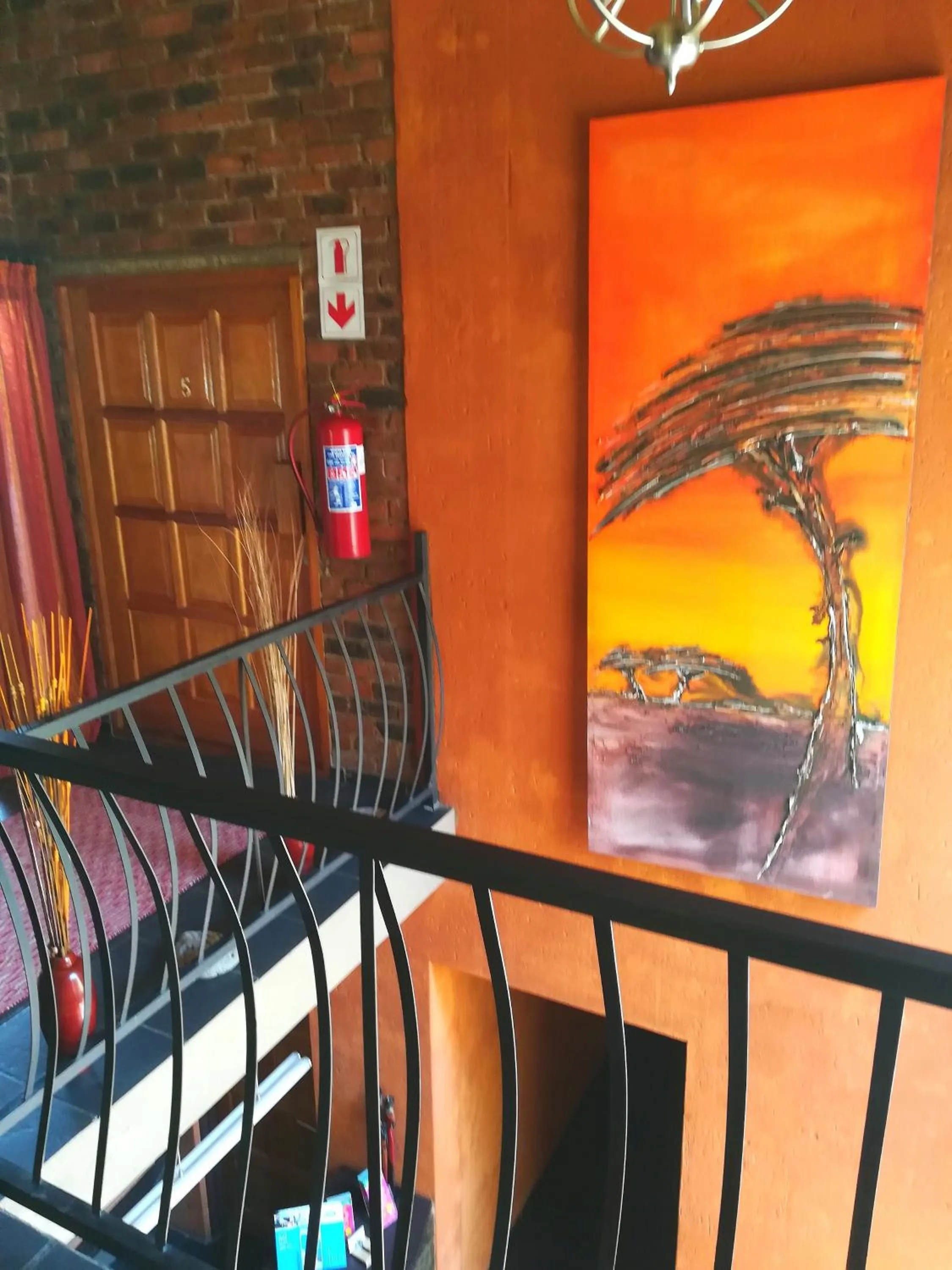 Decorative detail, Bed in 24 Onvrey Guest House