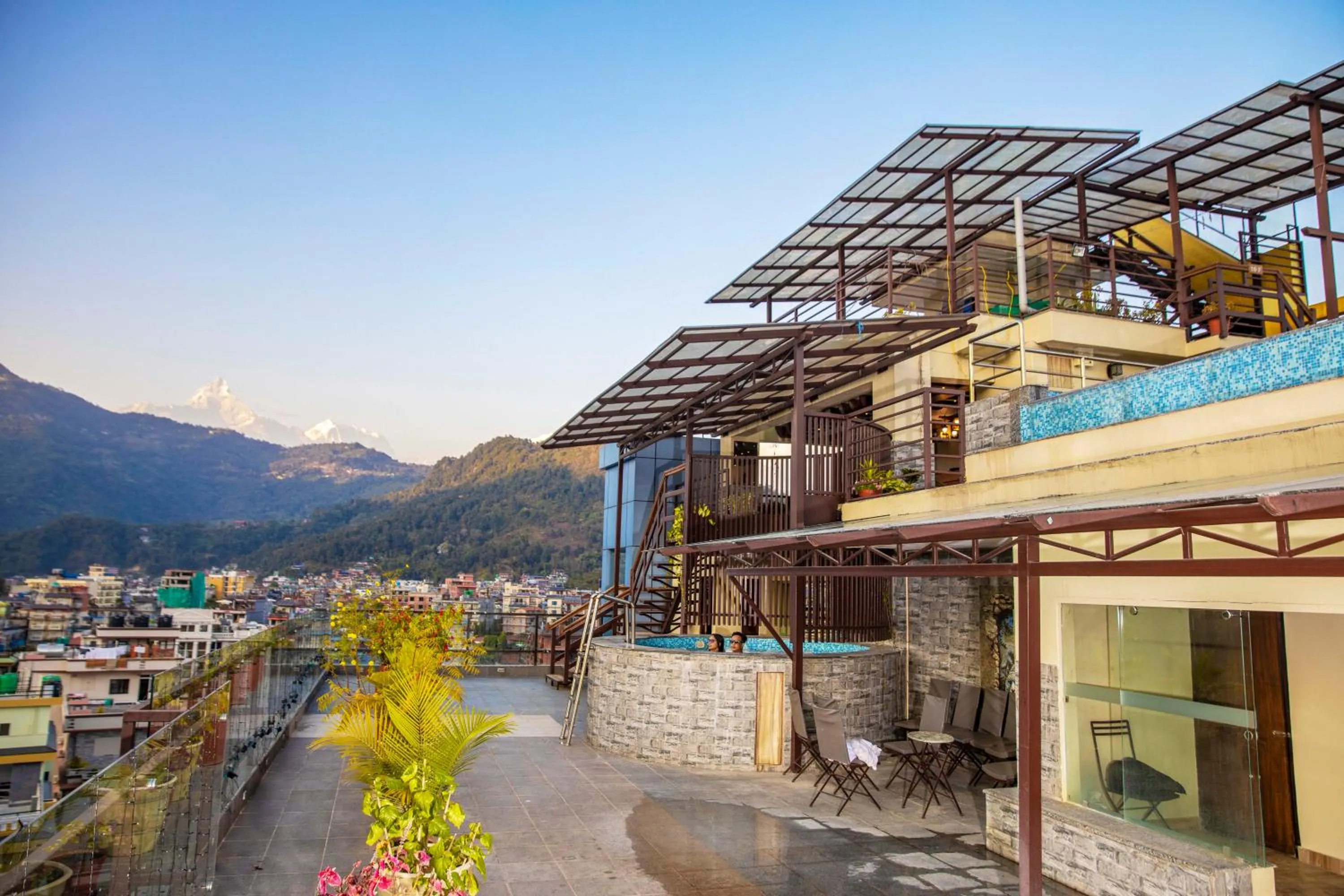 Mountain view in Hotel Shaara