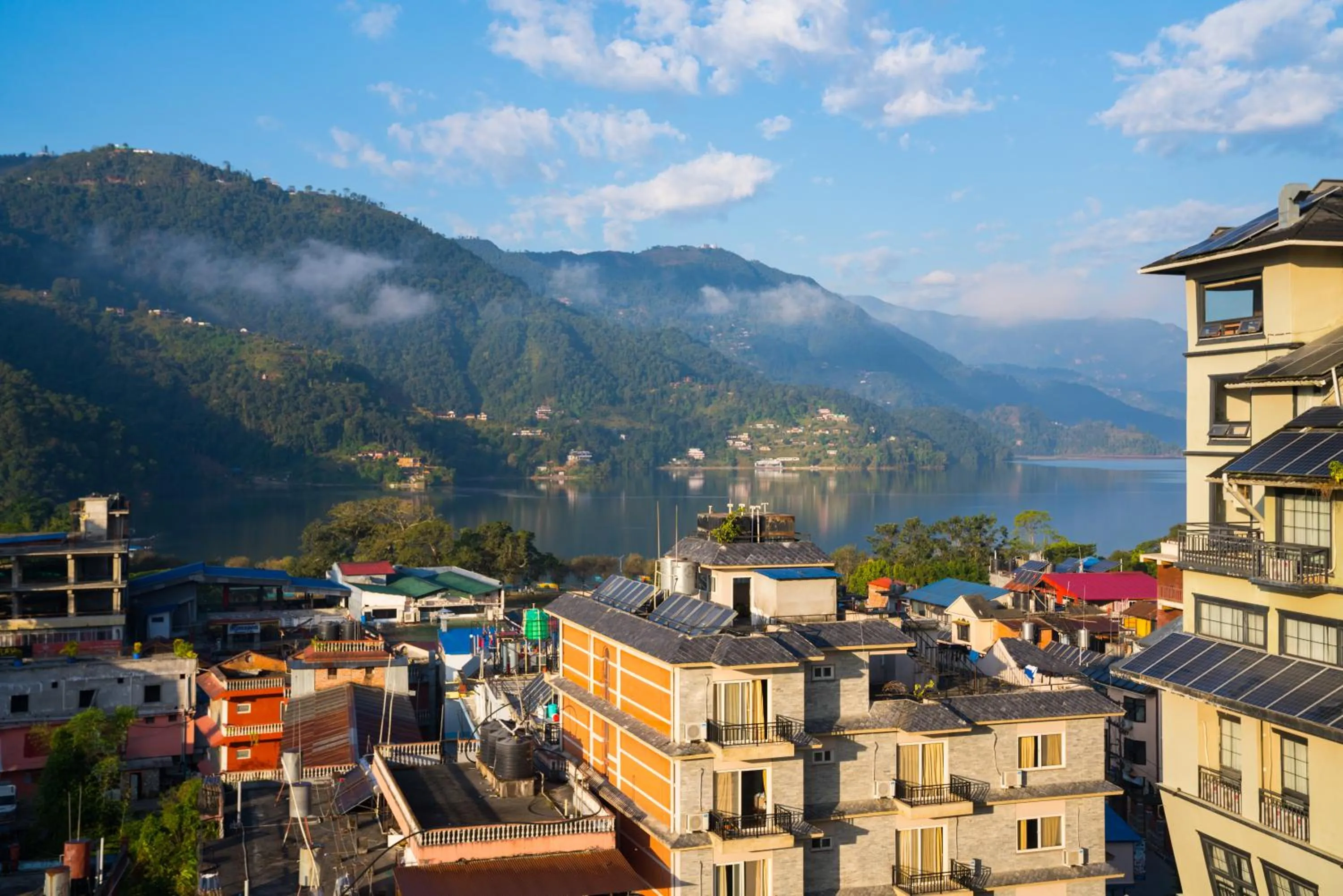 Lake view in Hotel Shaara