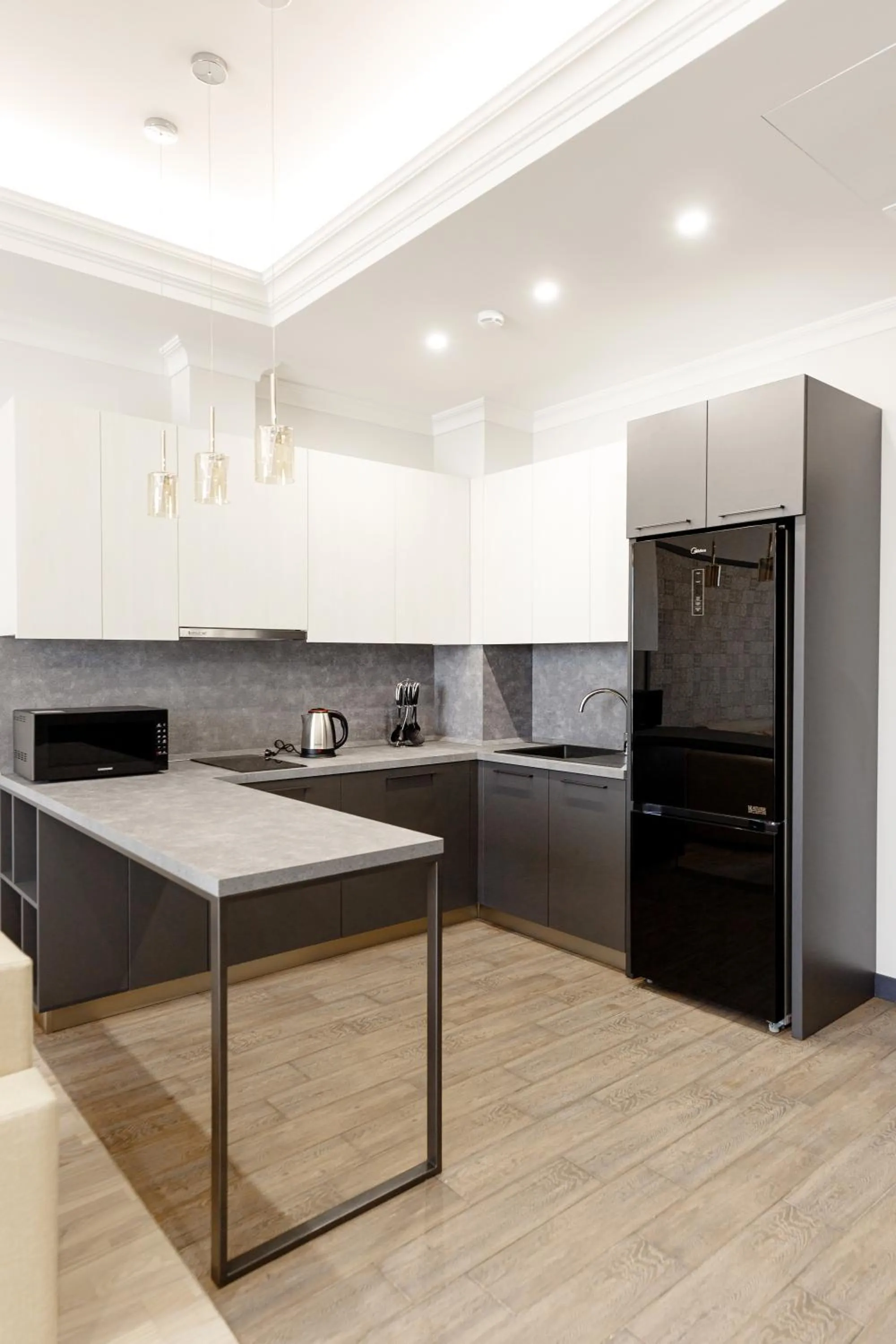 Kitchen or kitchenette in Hilltop North Avenue by Stellar Hotels, Yerevan
