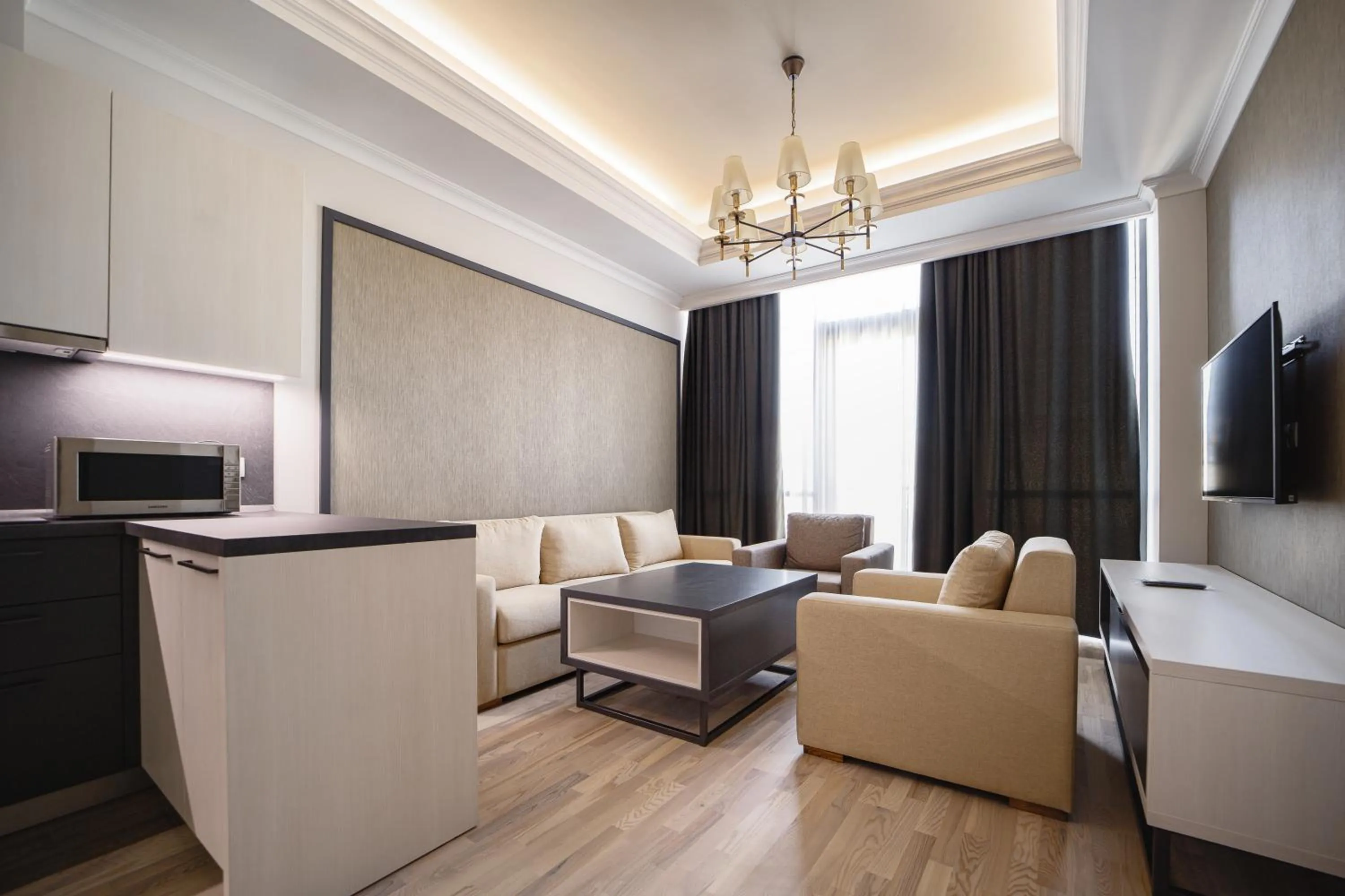 Living room in Hilltop North Avenue by Stellar Hotels, Yerevan