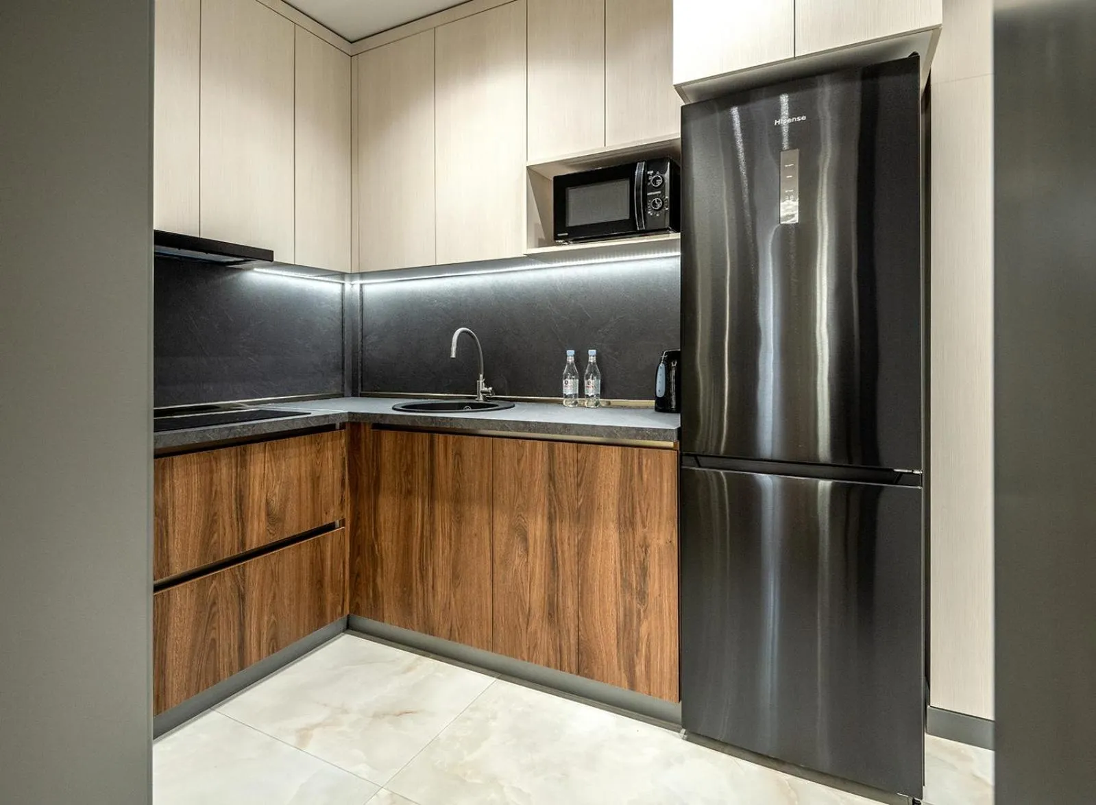 kitchen in Hilltop North Avenue by Stellar Hotels, Yerevan