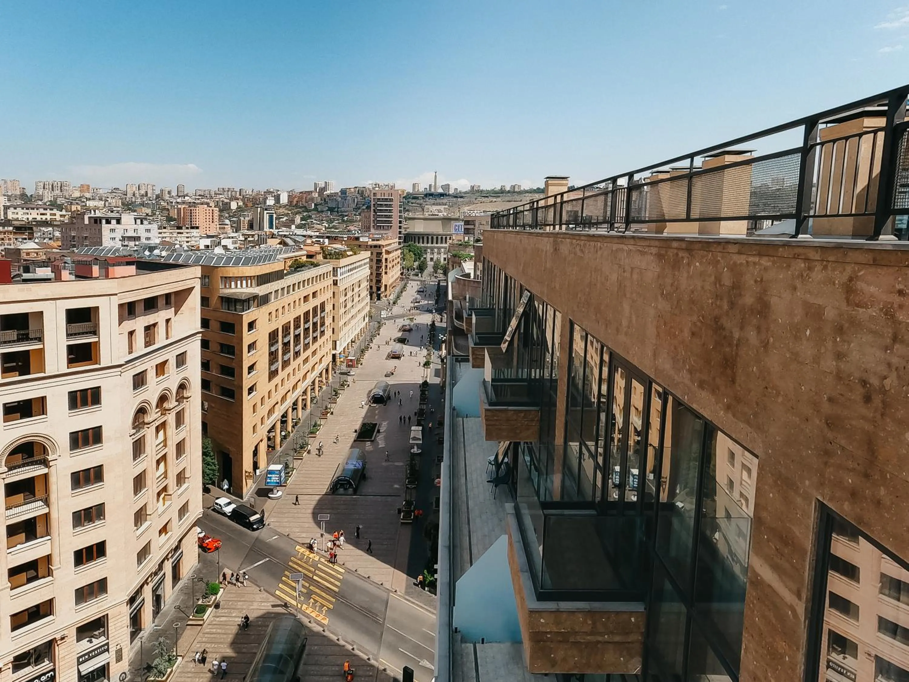 Balcony/Terrace in Hilltop North Avenue by Stellar Hotels, Yerevan