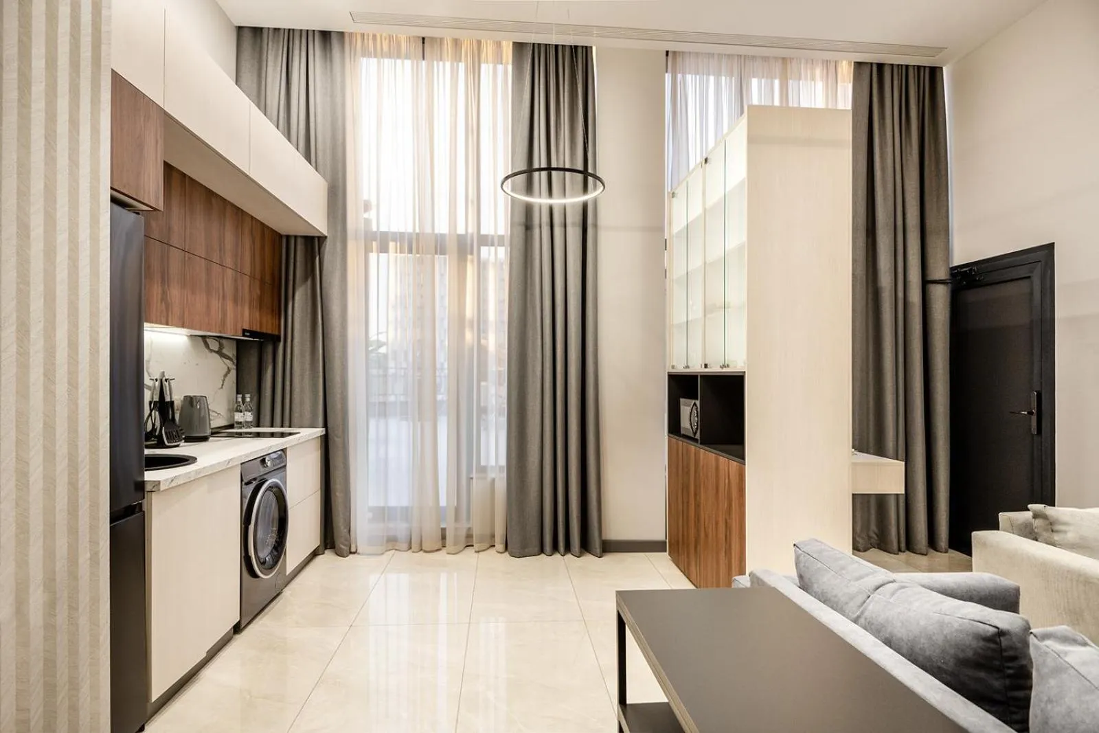 Kitchen or kitchenette in Hilltop North Avenue by Stellar Hotels, Yerevan