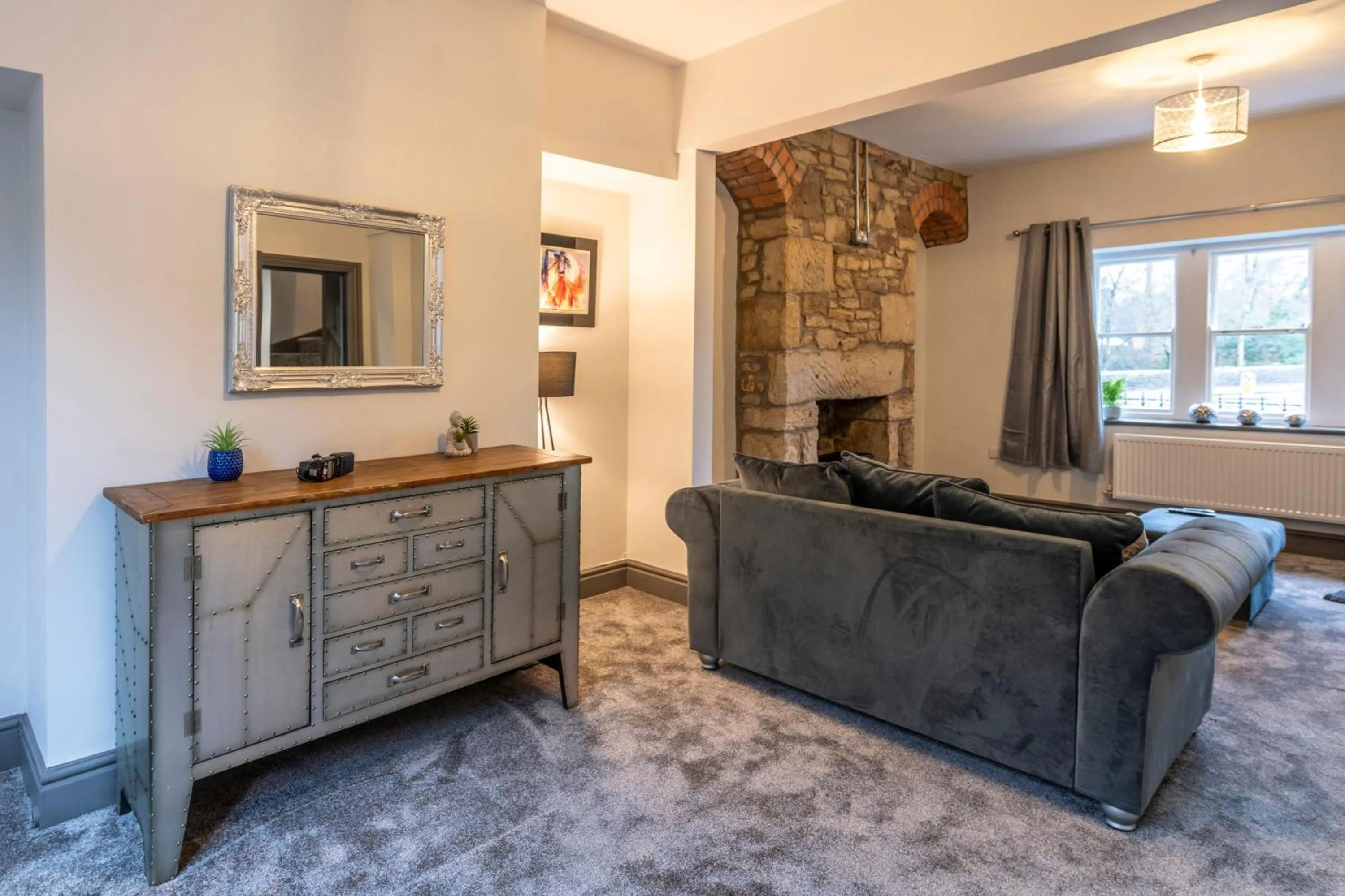 Living room in North Lodge