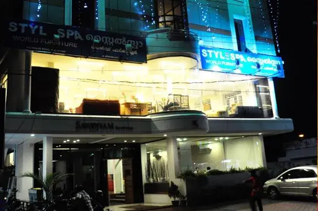 Facade/entrance in Sayoojyam Residency Facade/entrance in Sayoojyam Residency