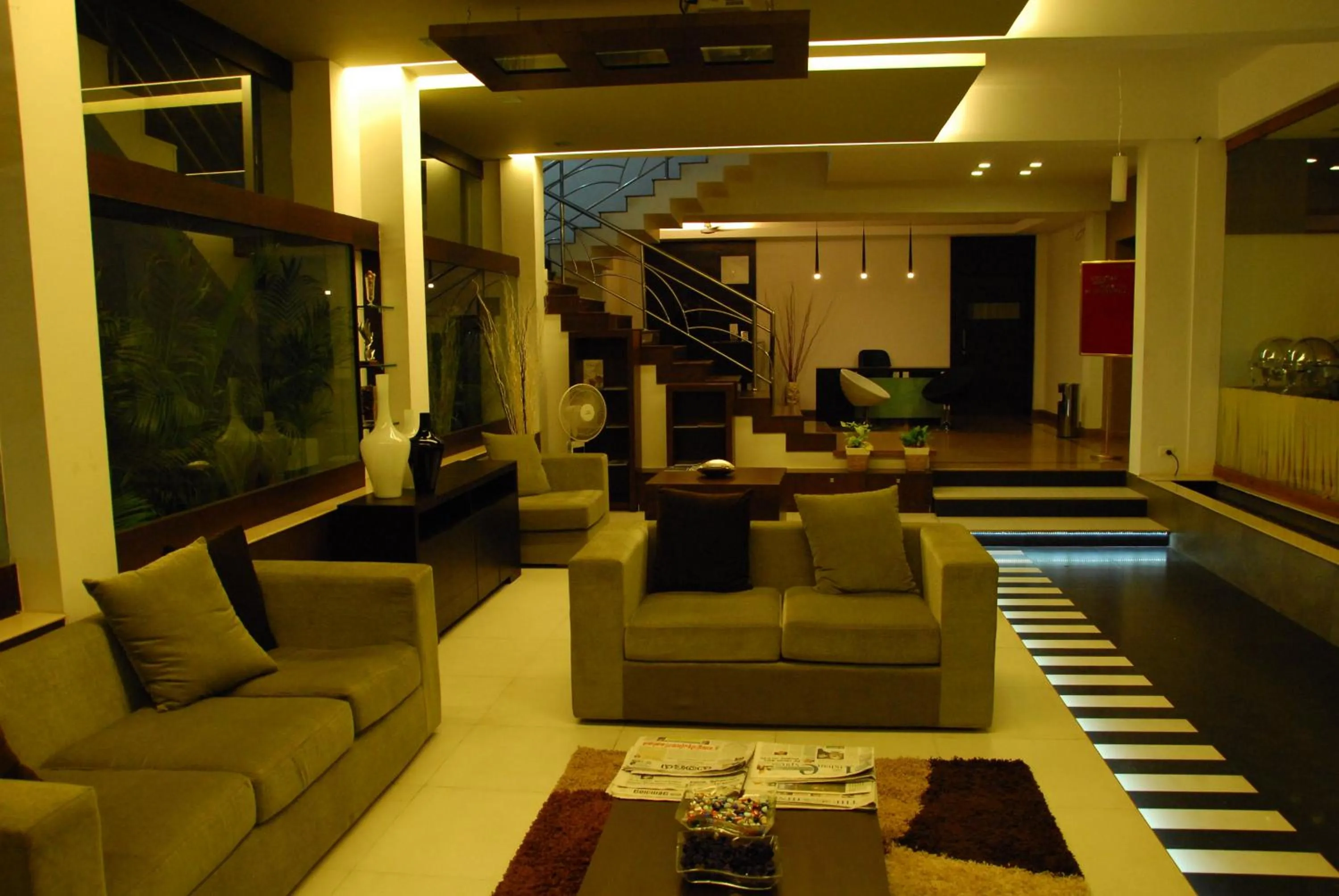 Lobby or reception in Sayoojyam Residency