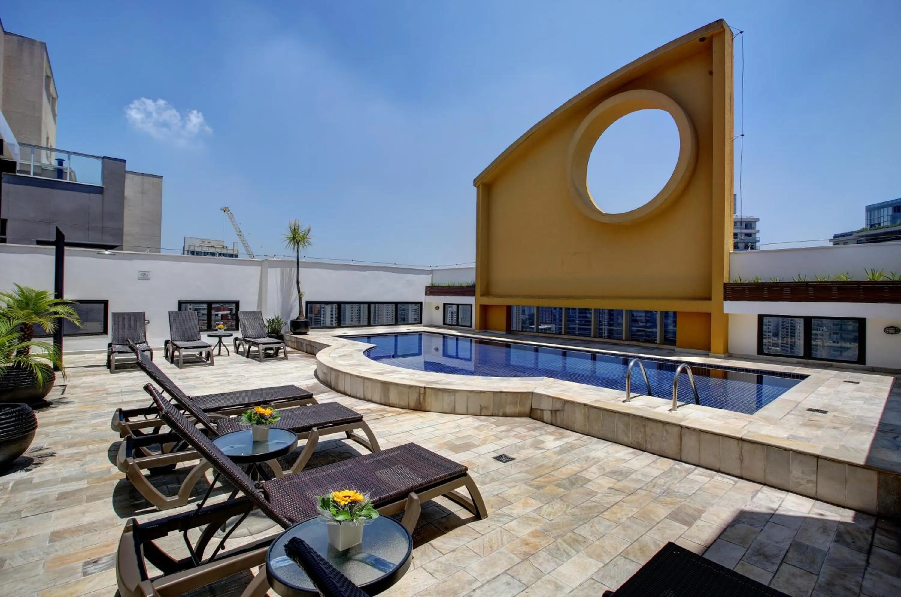 Swimming pool in Slaviero São Paulo Ibirapuera