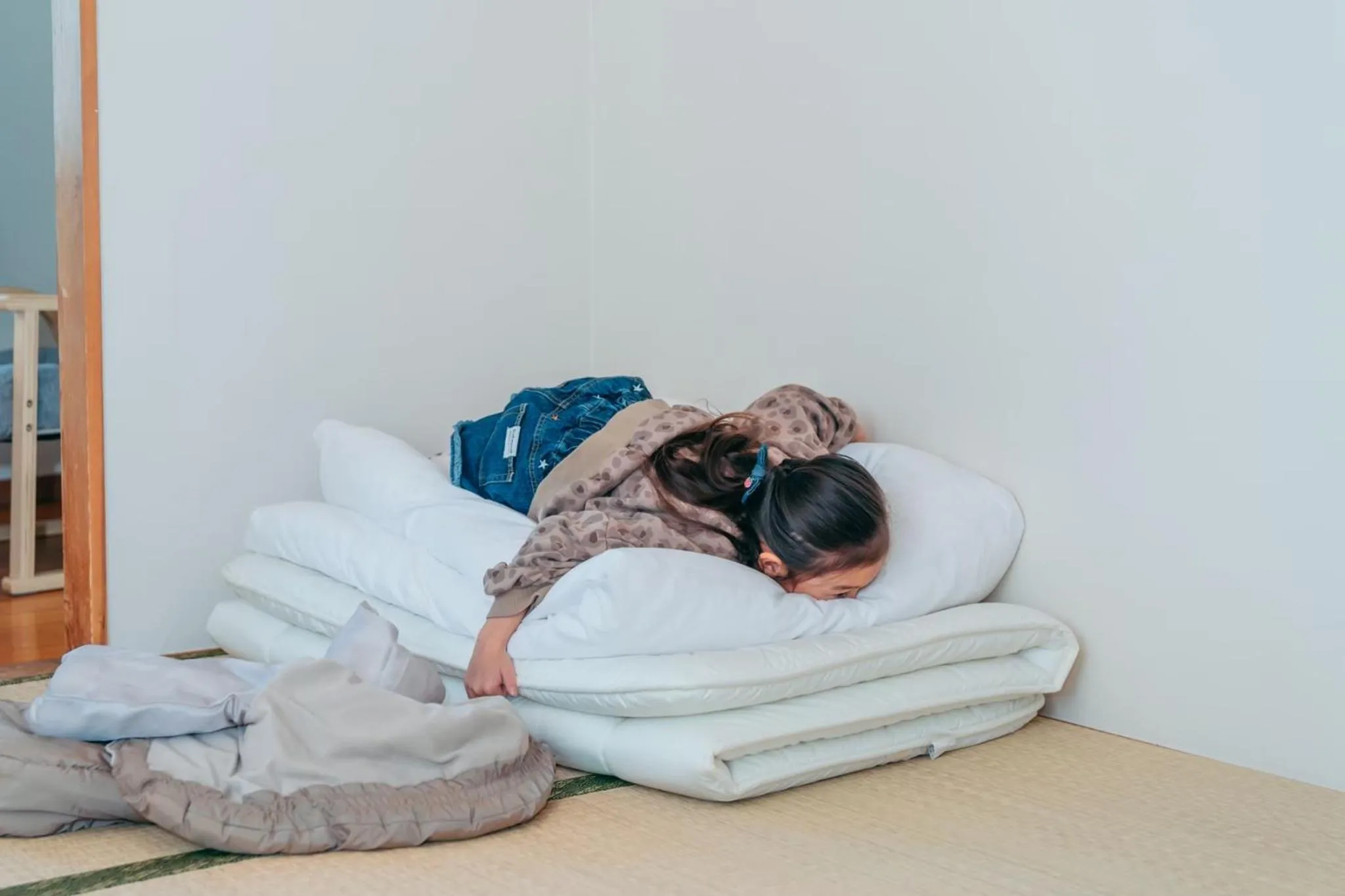 Bed in Global Resort Misen - グローバルリゾート弥山