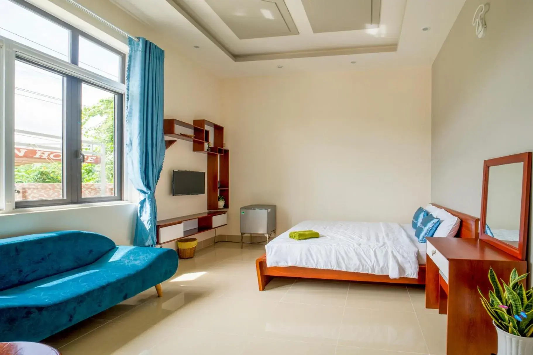 View (from property/room), Bed in Garden House Côn Đảo View (from property/room), Bed in Garden House Côn Đảo