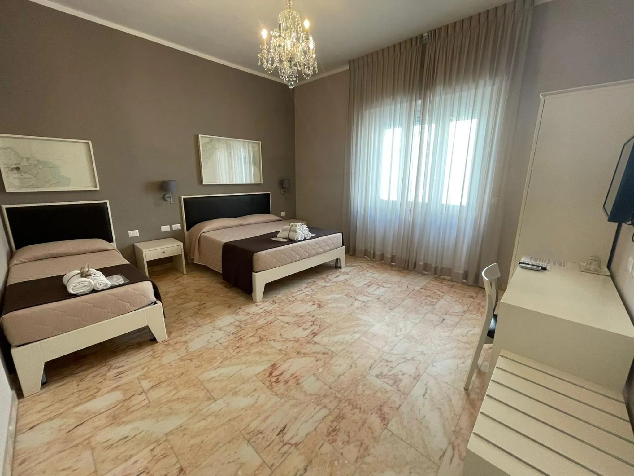 Bed in Faro Bianco Gallipoli Dependance