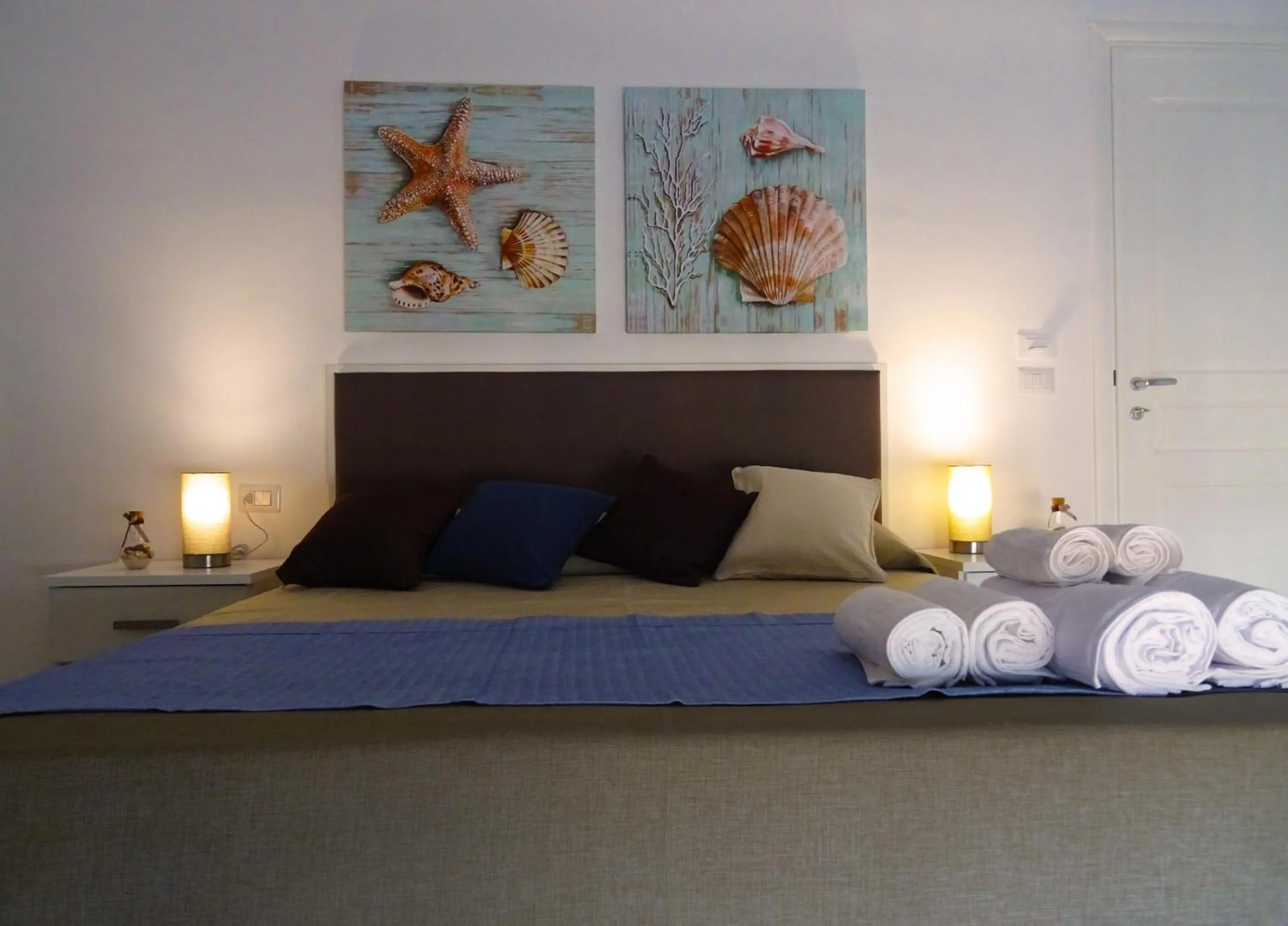 Bed in Faro Bianco Gallipoli Dependance