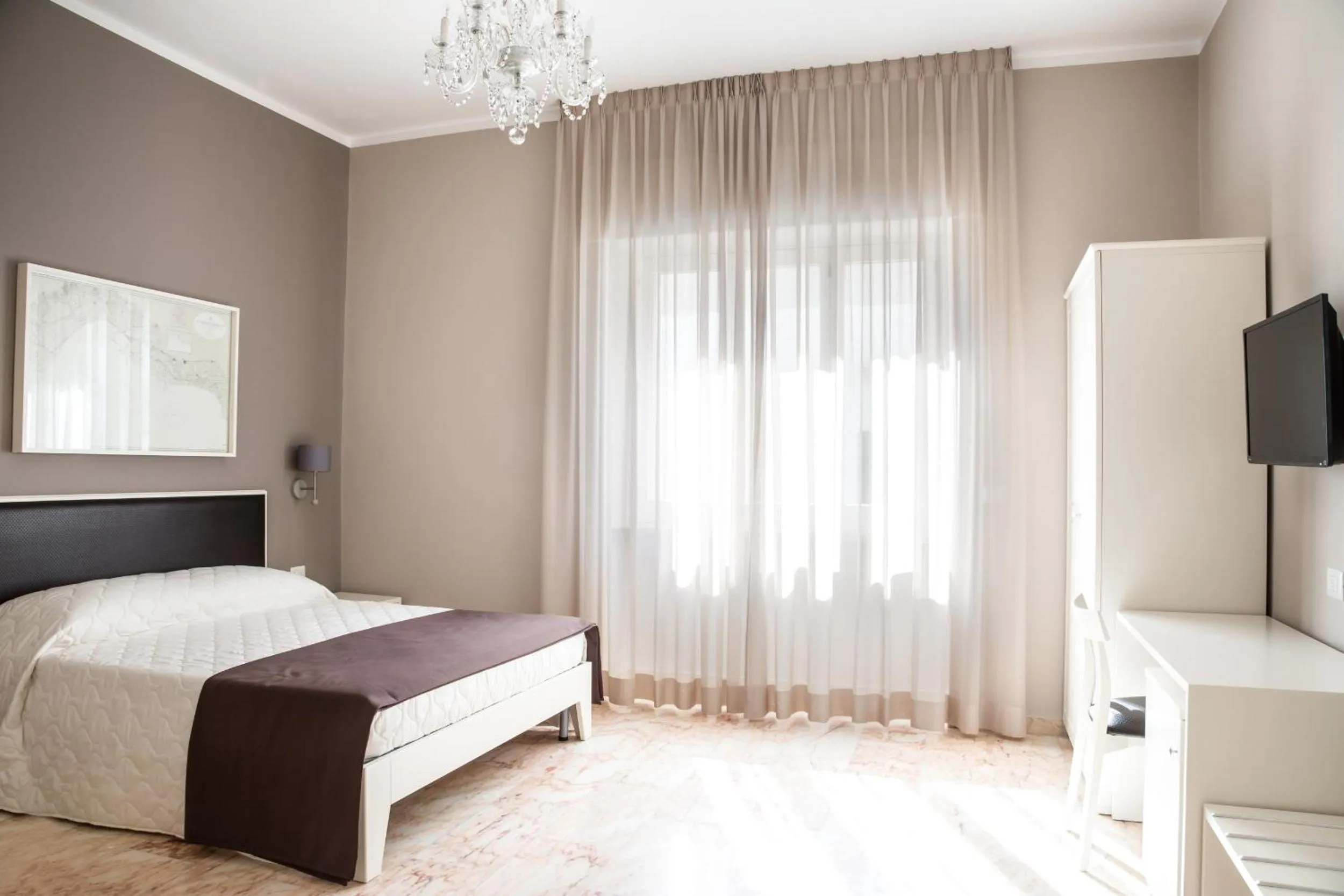 TV and multimedia, Bed in Faro Bianco Gallipoli Dependance