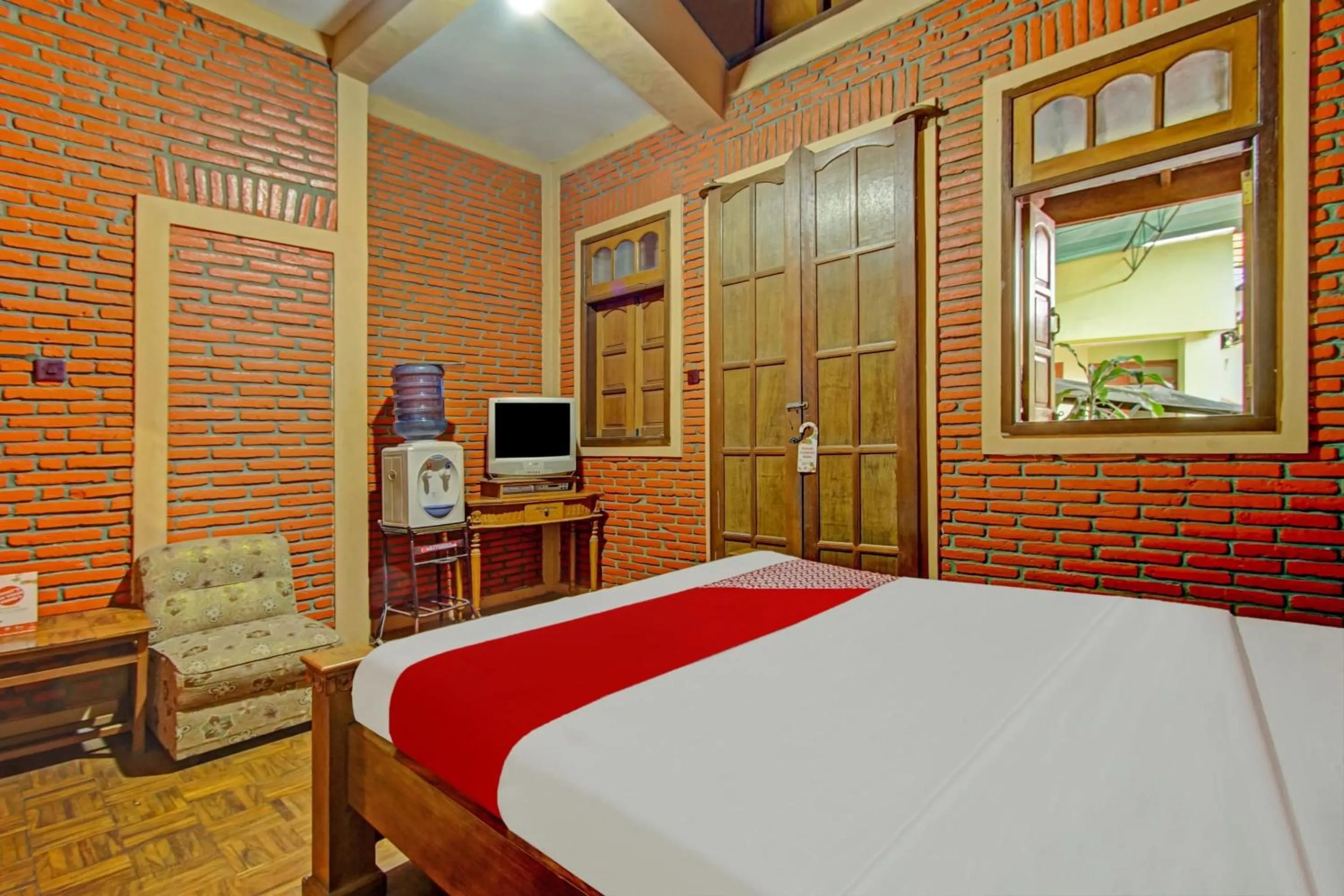 Bedroom, Bed in Hotel O Villa Papada