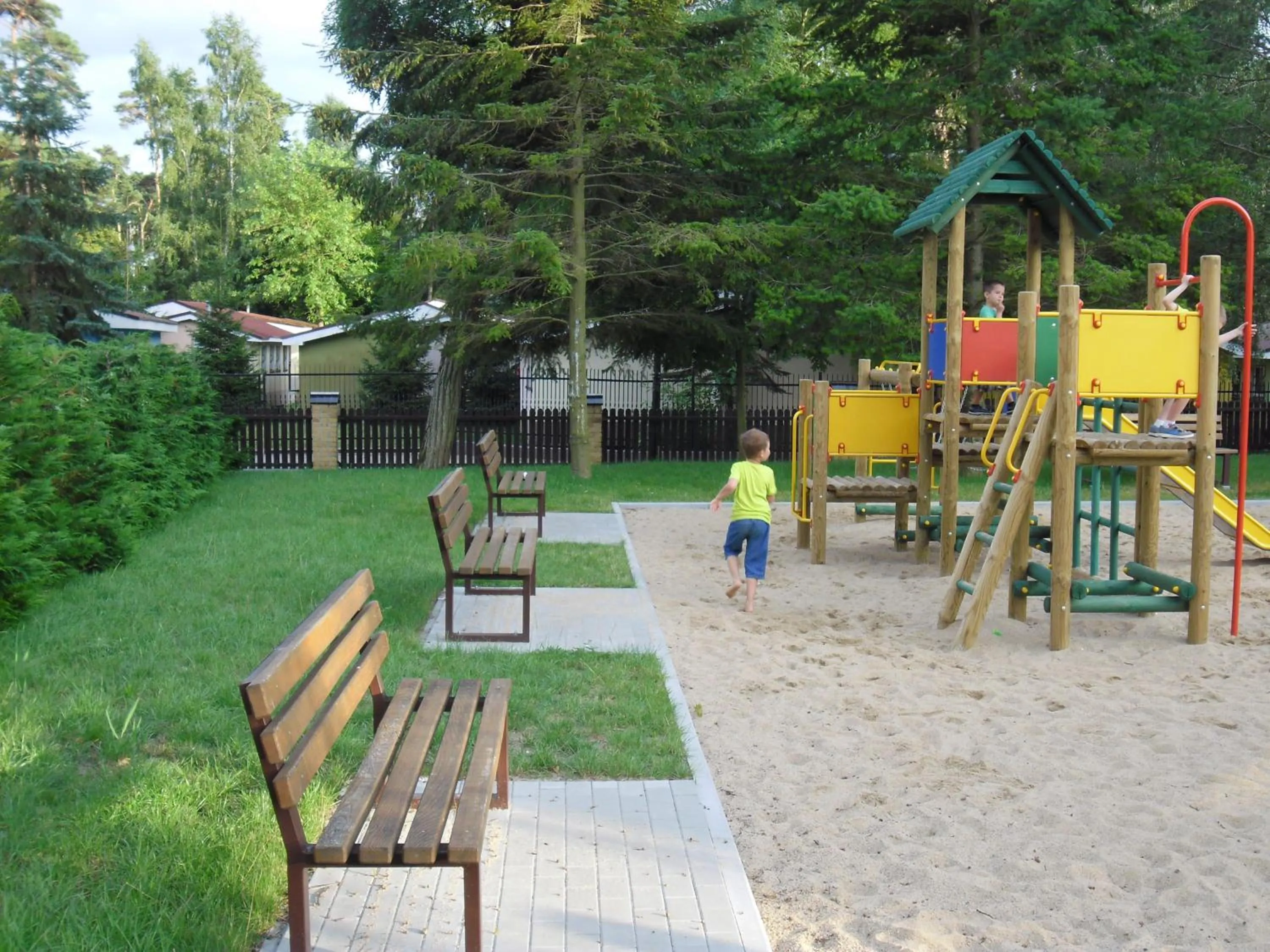 Children play ground in Leśny Dwór