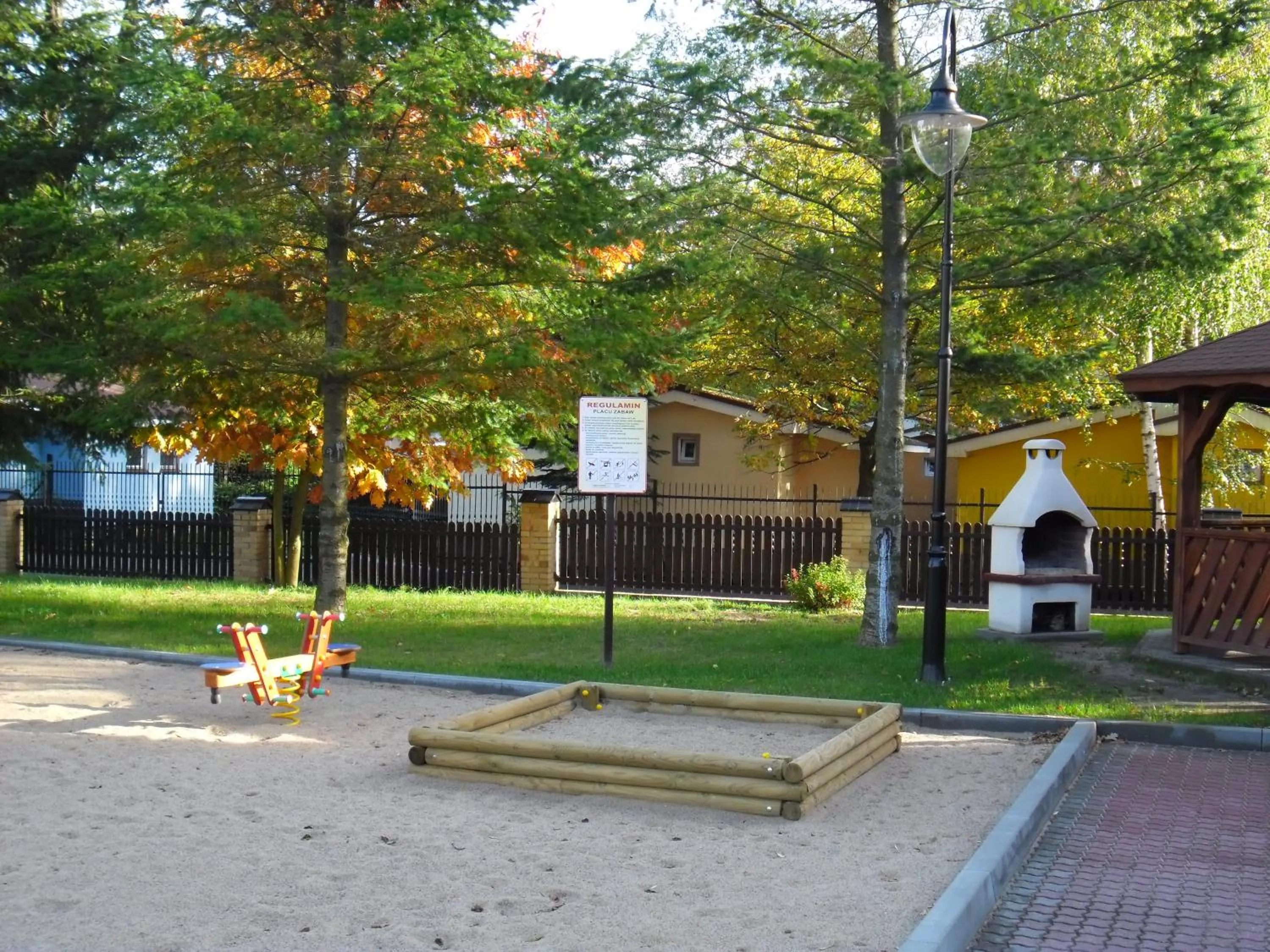 Children play ground in Leśny Dwór