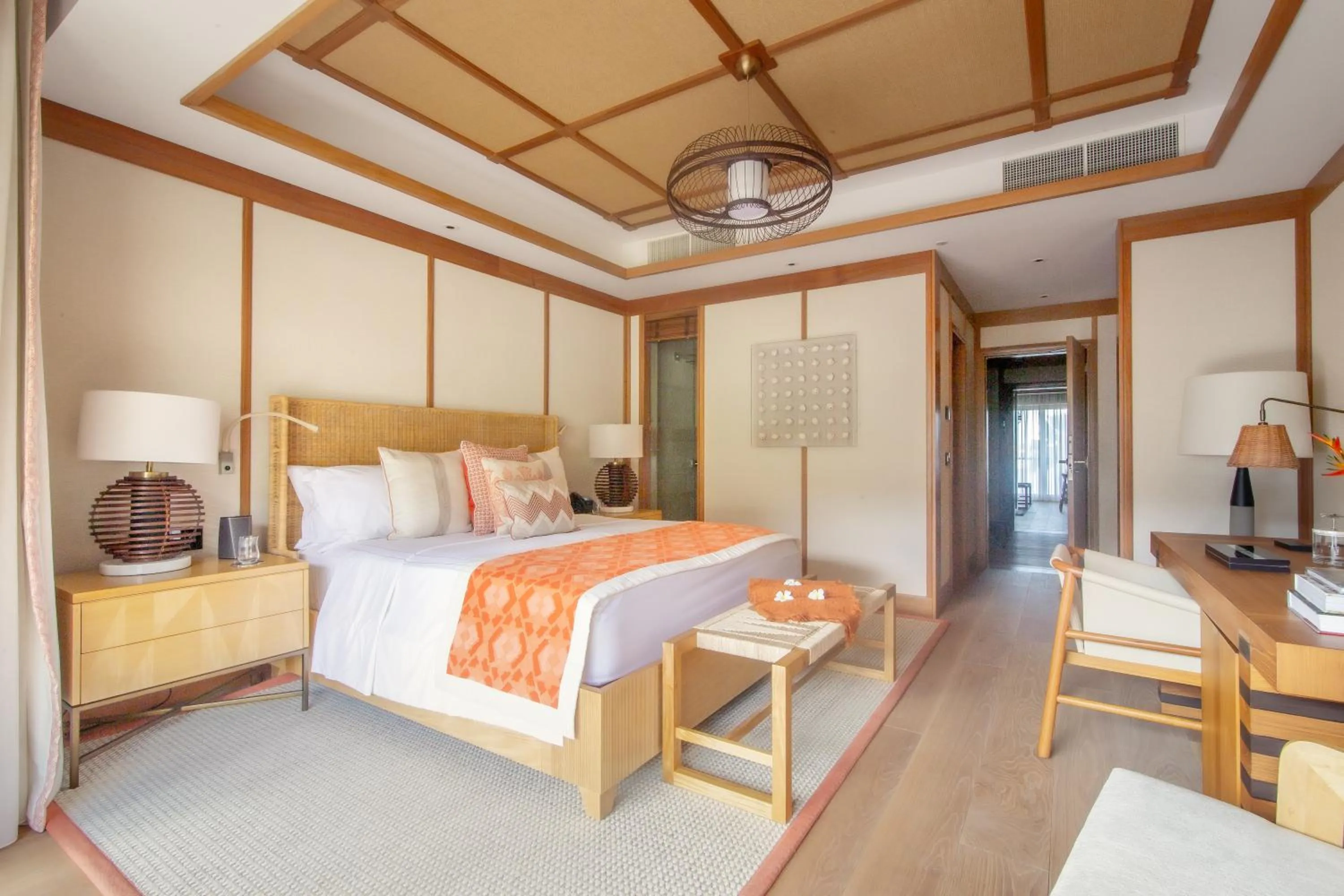 Bed in L'Escale Resort Marina & Spa - Small Luxury Hotels of the World