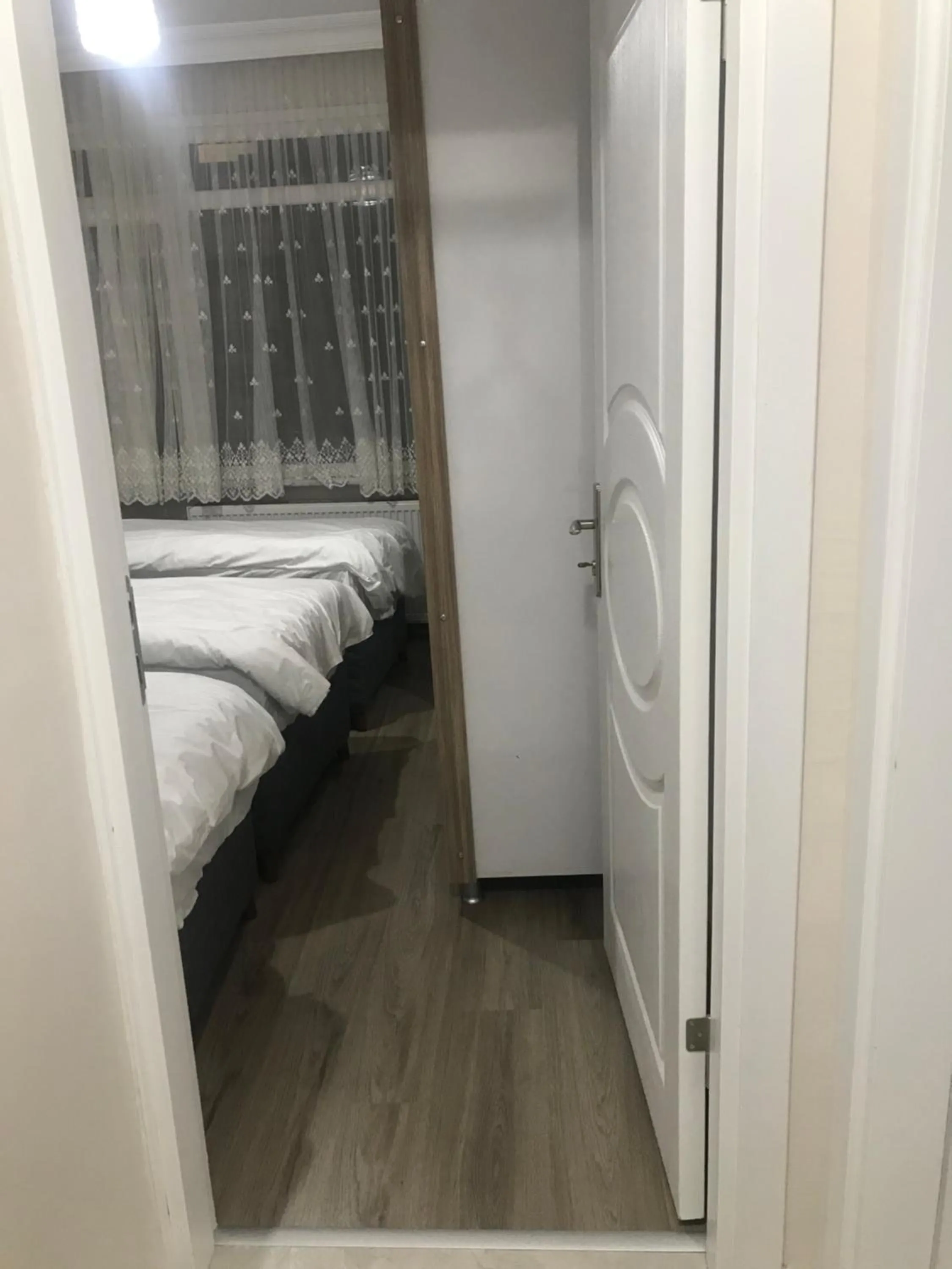 Bed in Hakan’s apartment