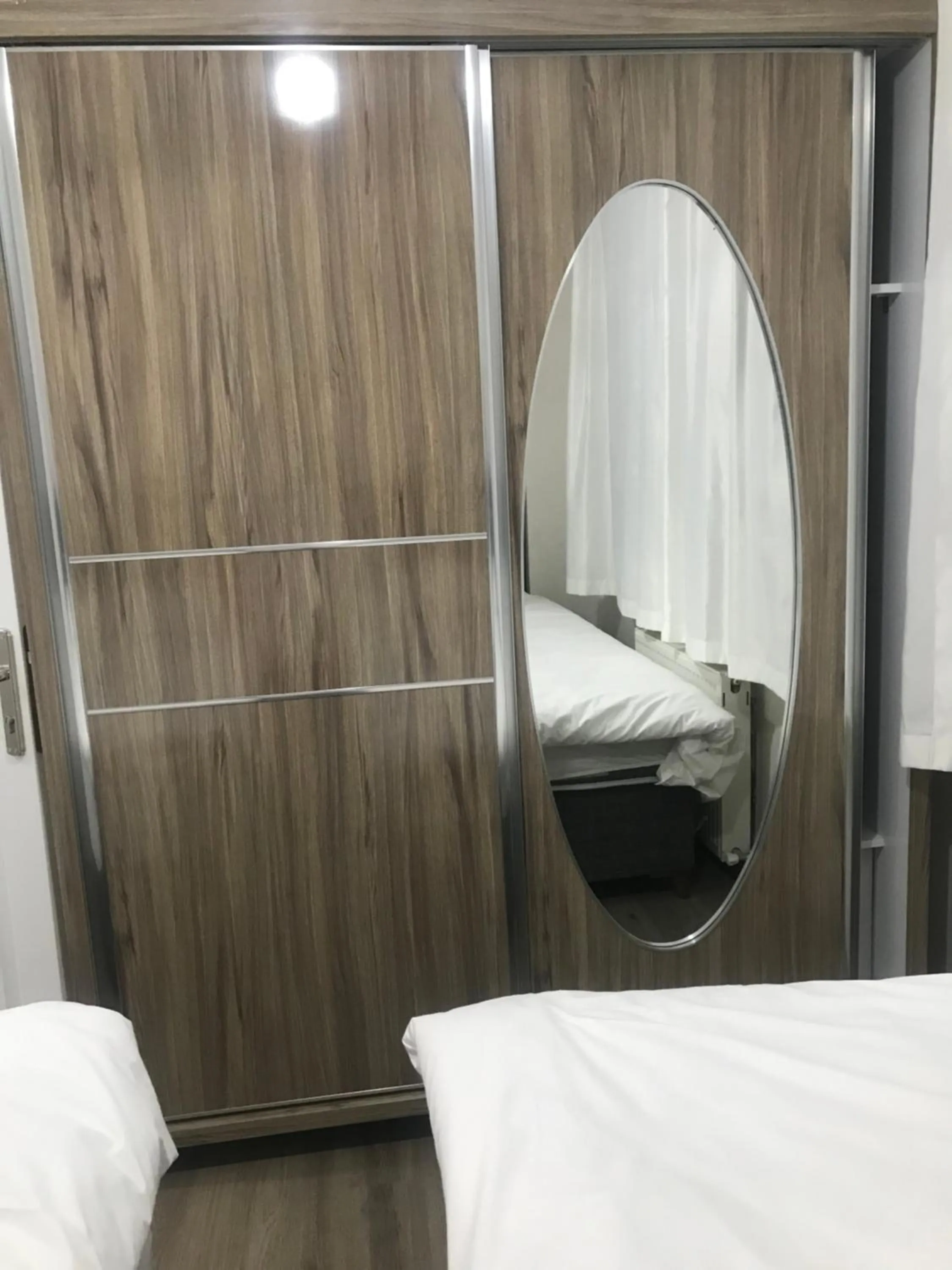 Bed in Hakan’s apartment