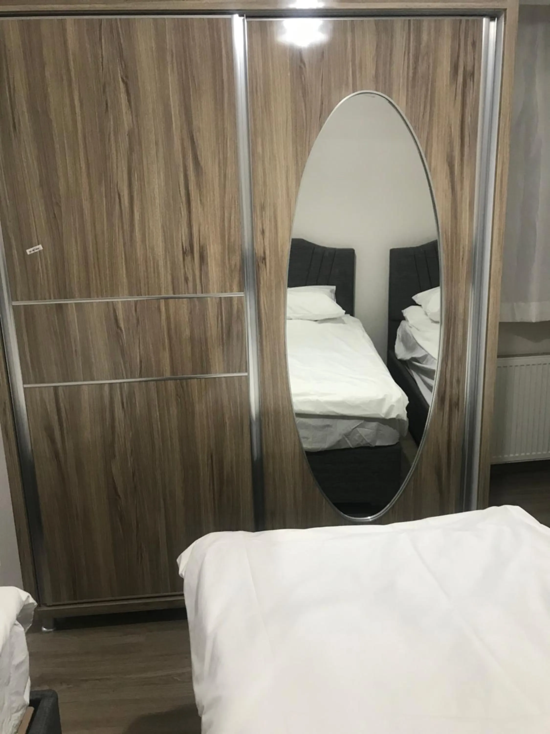 Bed in Hakan’s apartment