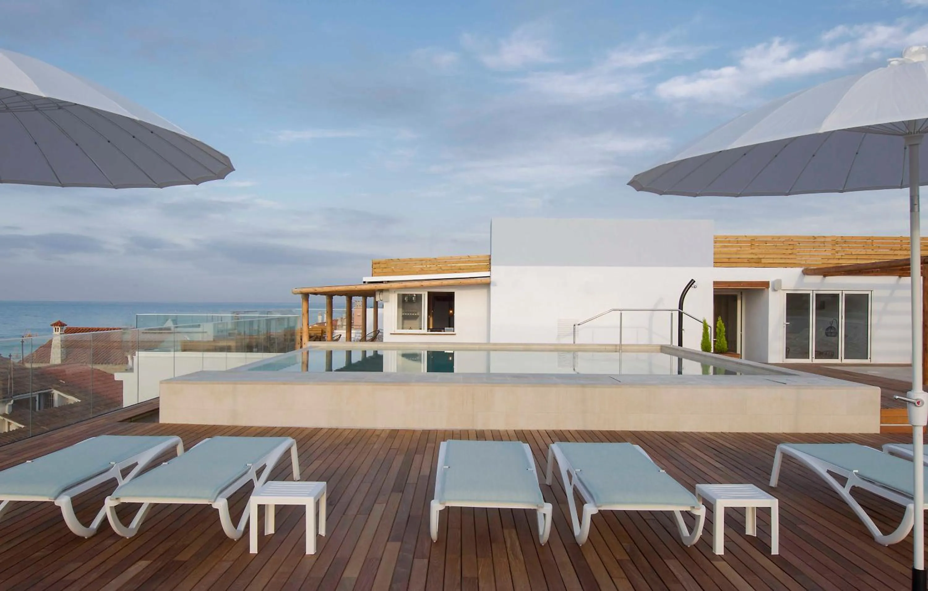 Pool view in May Altafulla Beach Boutique Hotel