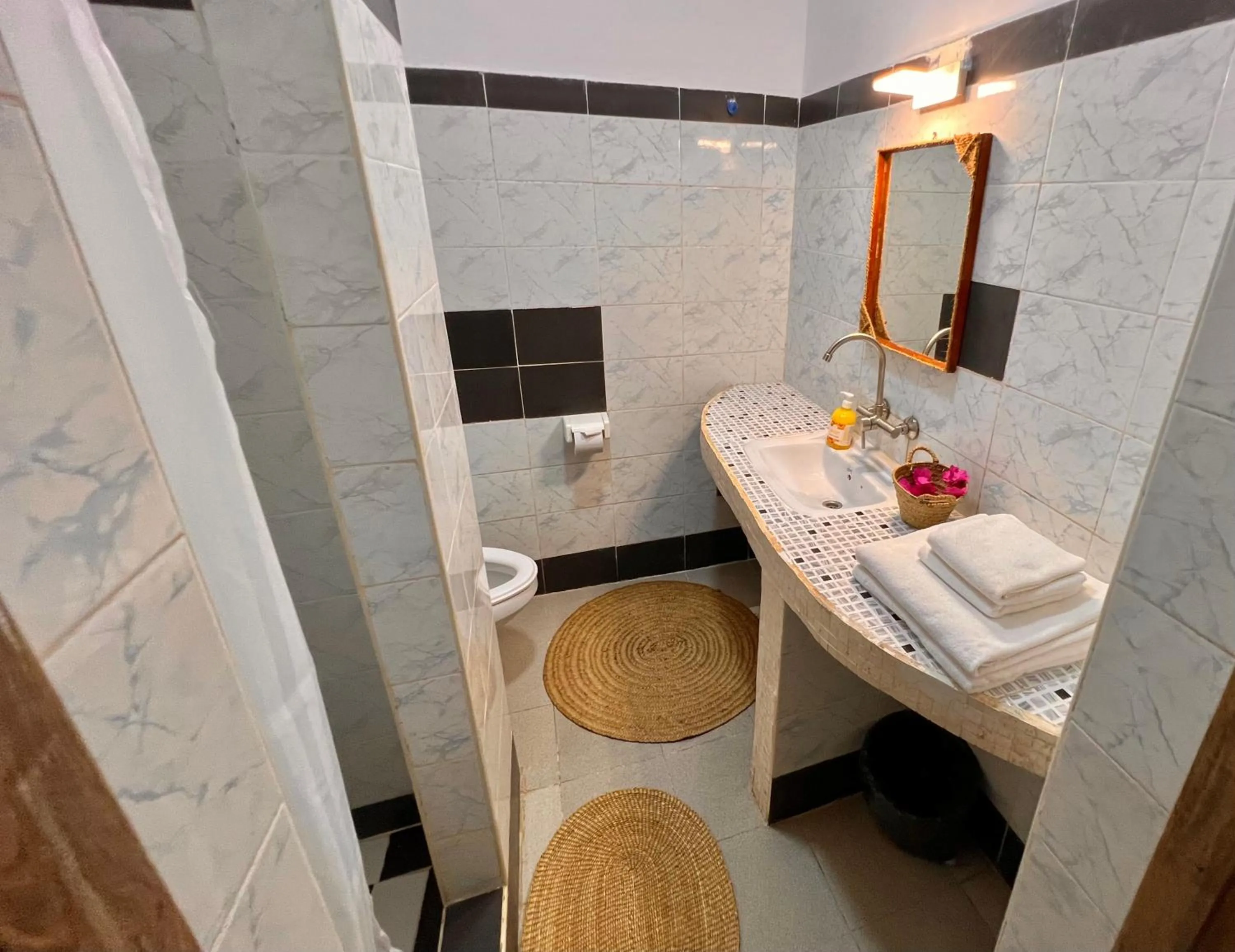 Shower in Stone Resort