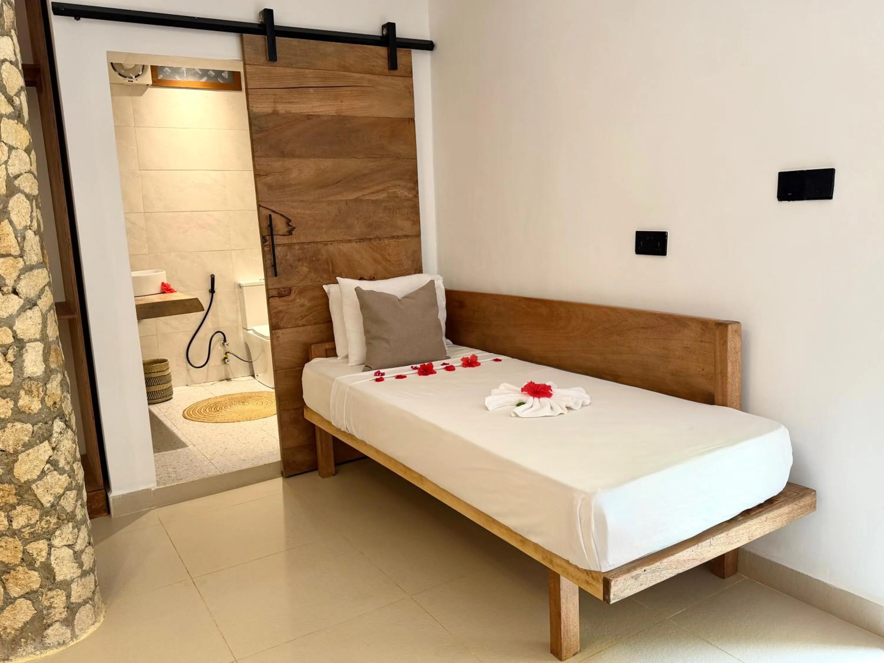 Toilet, Bed in Stone Resort