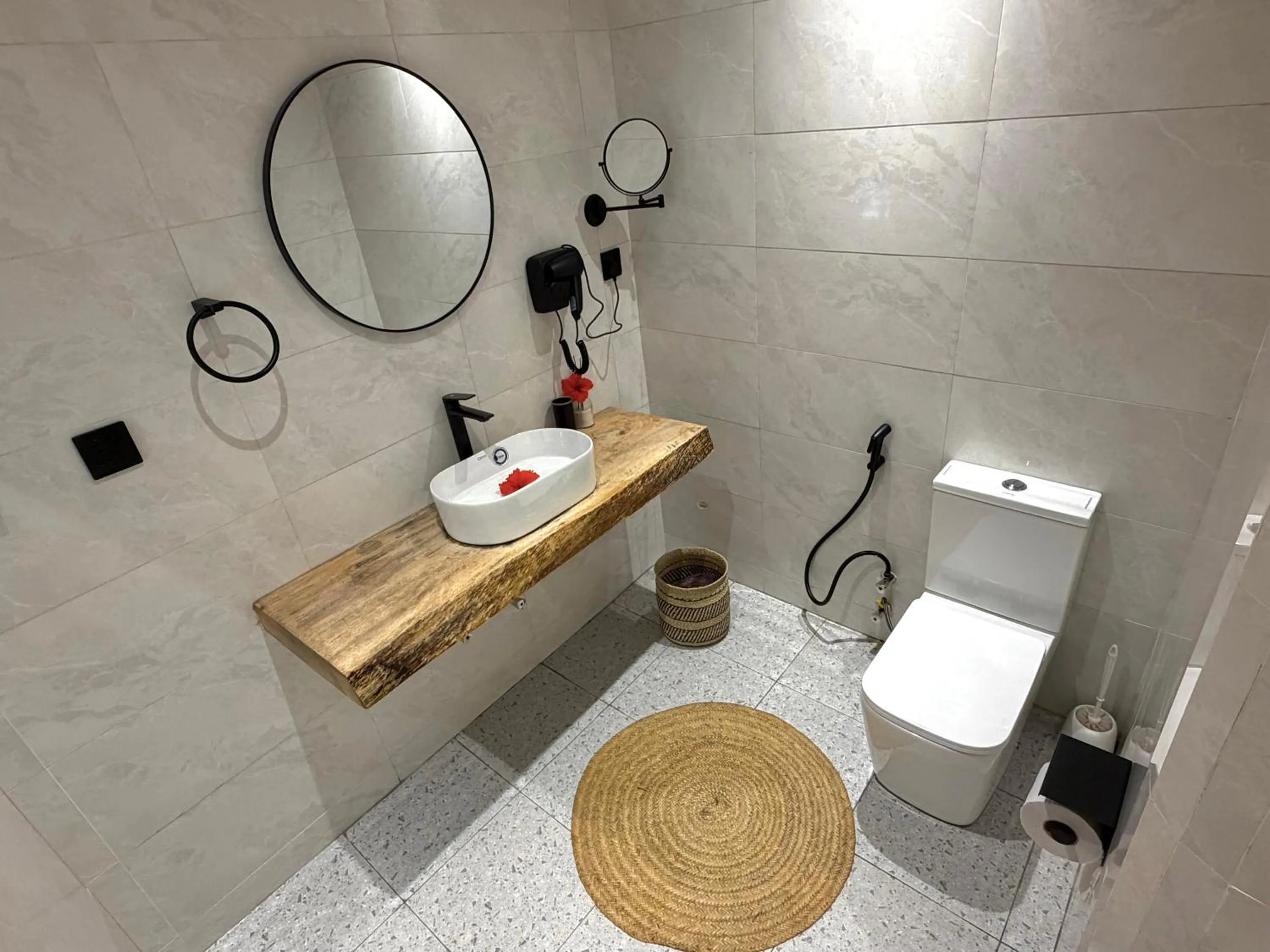 Shower in Stone Resort