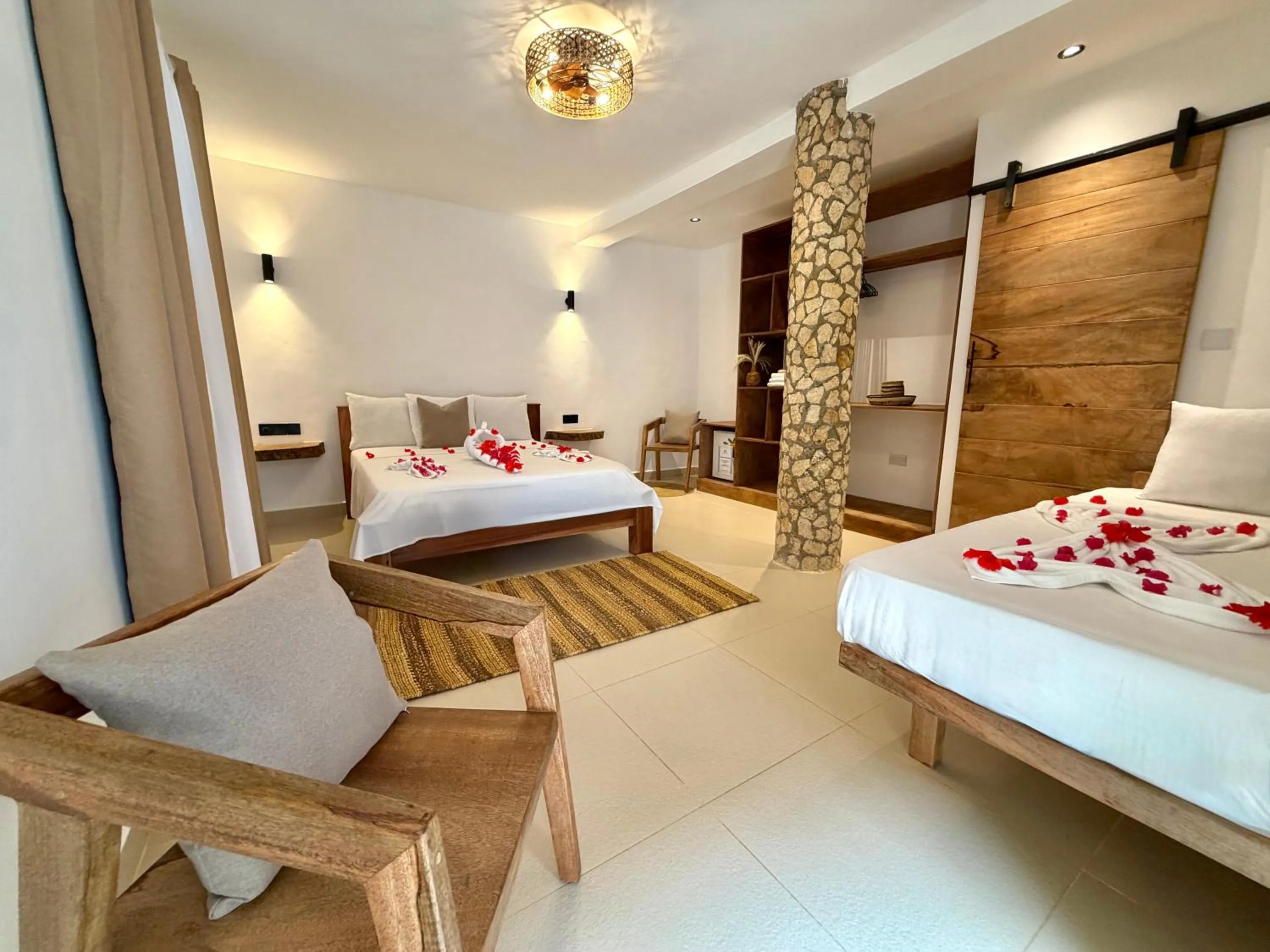 Bed in Stone Resort