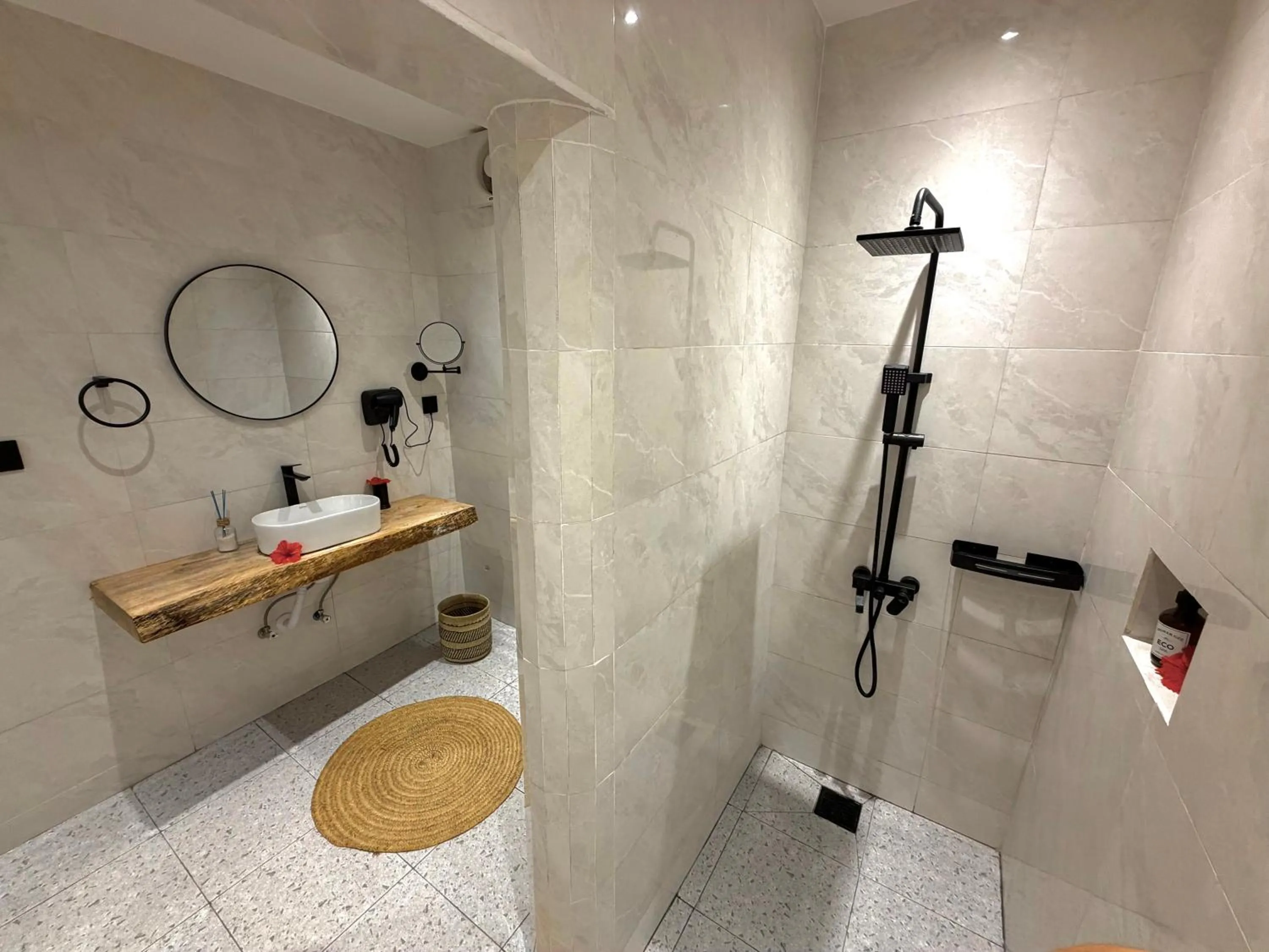 Shower in Stone Resort