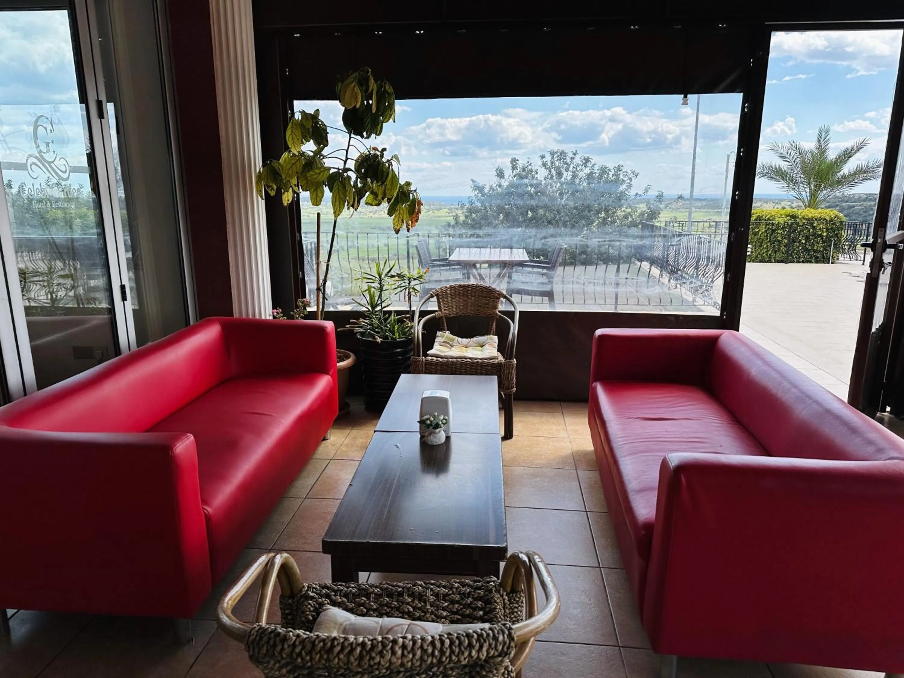 Seating area in Celebi Garden Hotel - Cittaslow Retreat