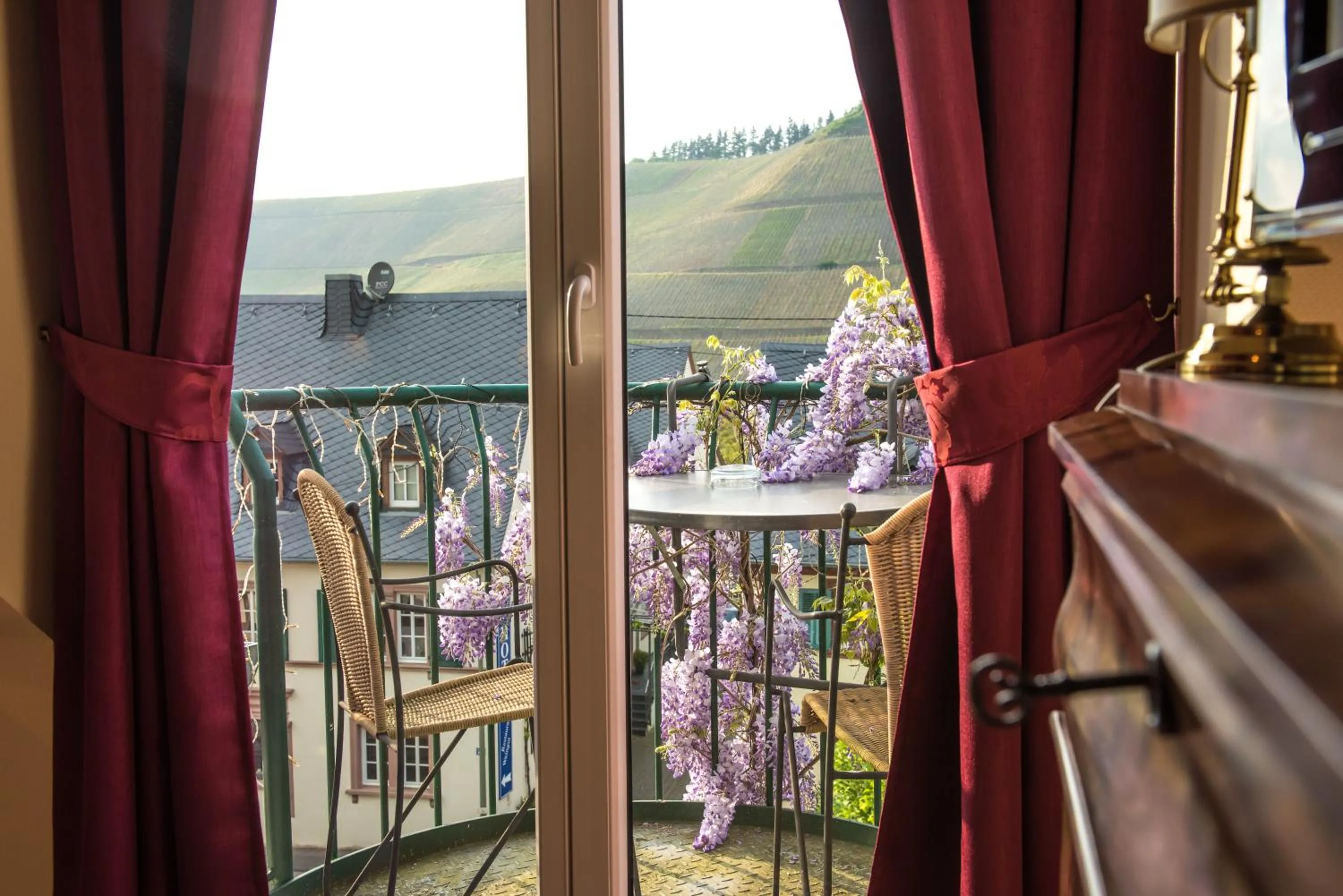 View (from property/room) in Ferienresidenz Brauneberger Hof an der Mosel nahe Bernkastel-Kues