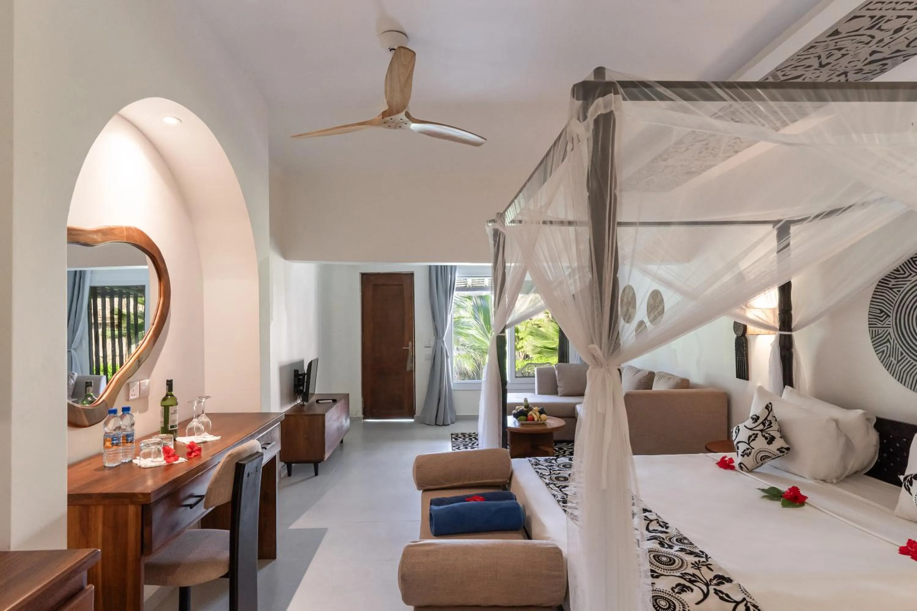 Bedroom, Bed in Kiwengwa Beach Resort