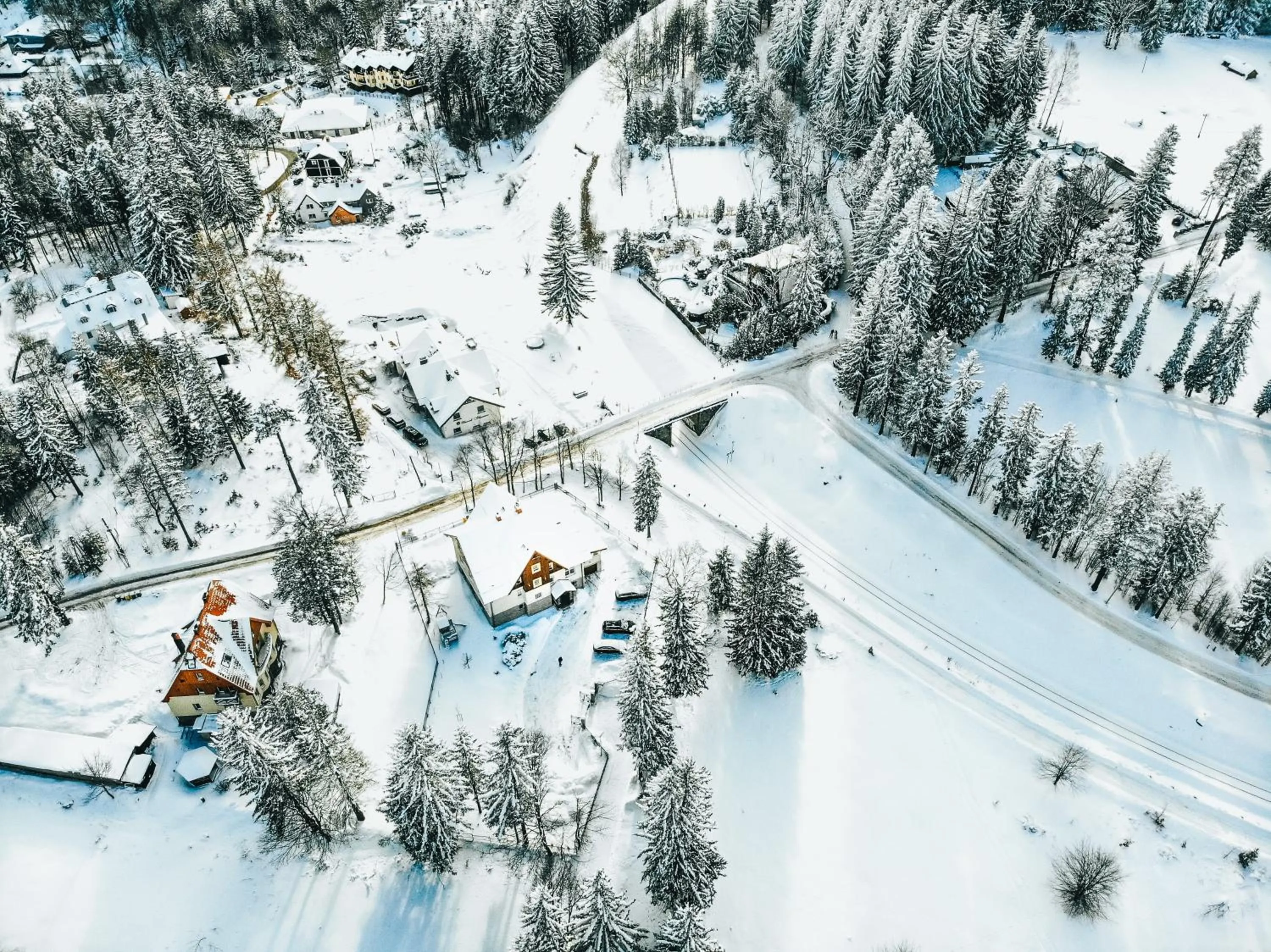 Bird's eye view in Stacja Szklarska Poręba - cisza i komfort