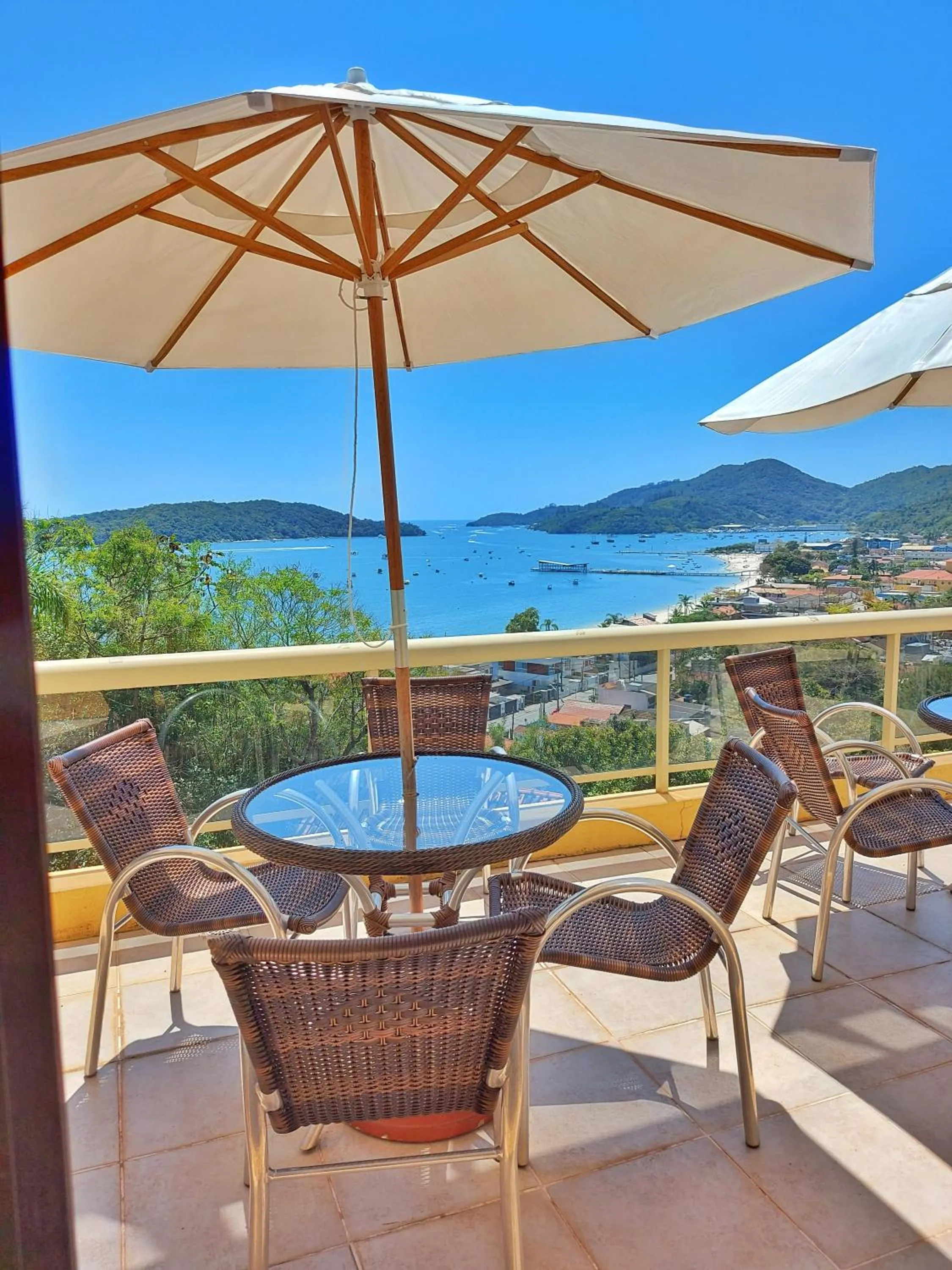 Balcony/Terrace in Morro do Sol Hotel & Eventos