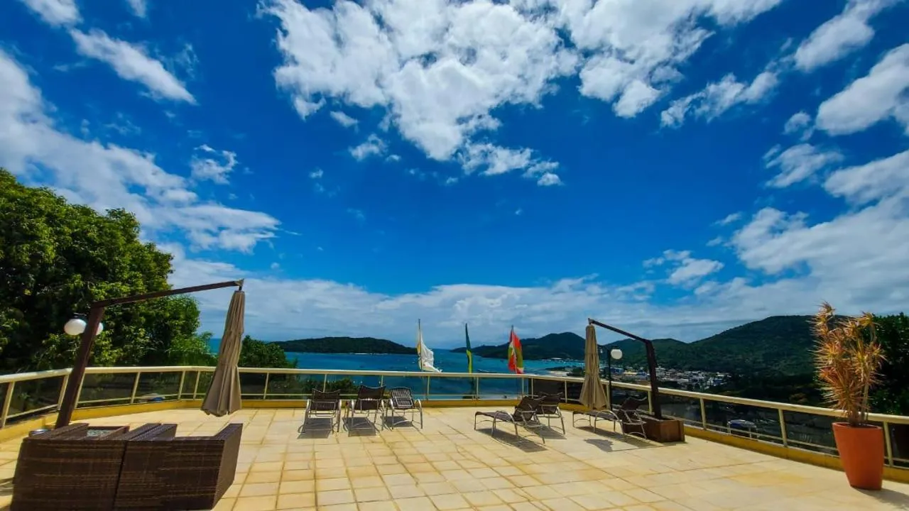 Balcony/Terrace in Morro do Sol Hotel & Eventos