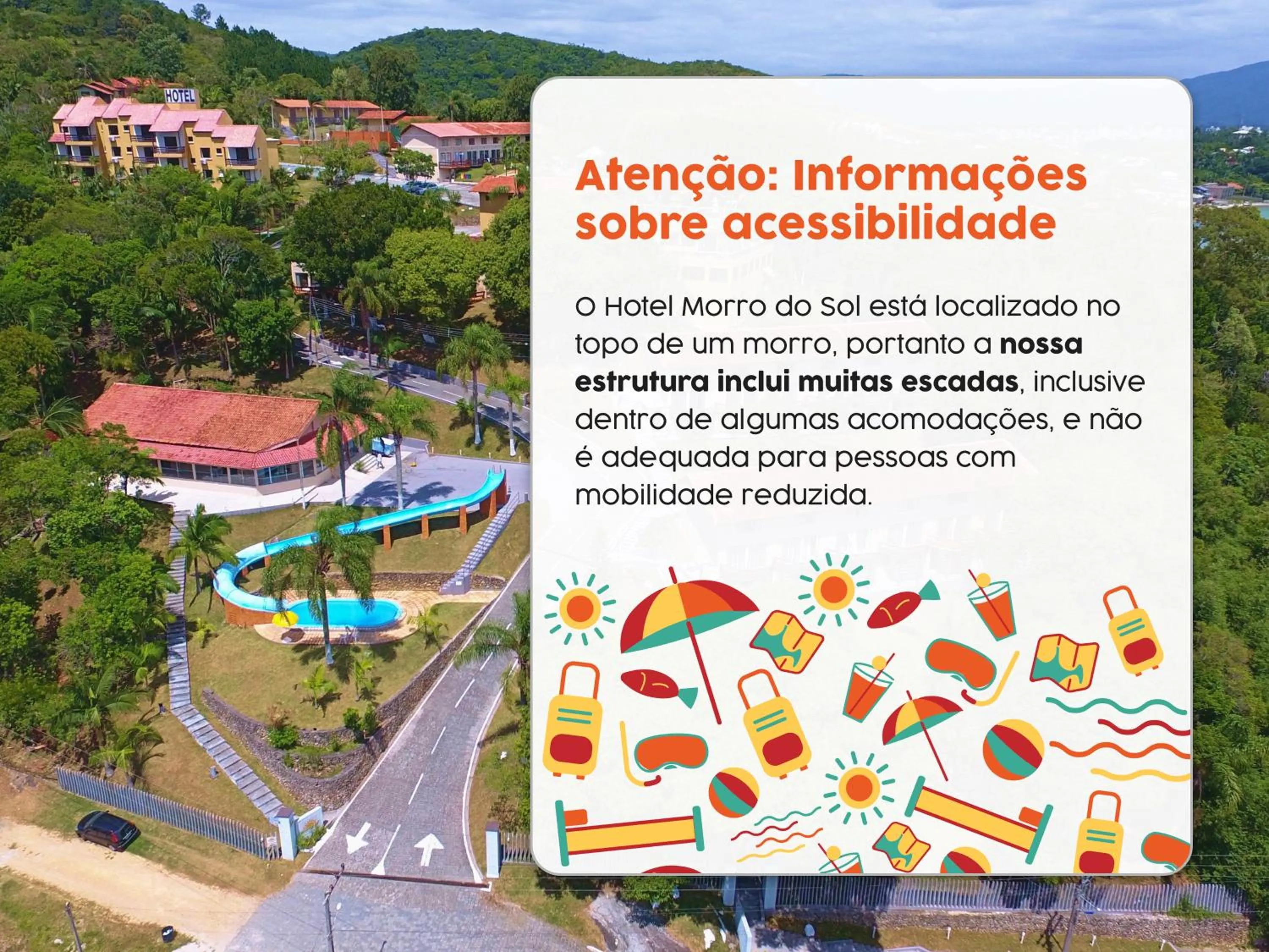 Photo of the whole room in Morro do Sol Hotel & Eventos