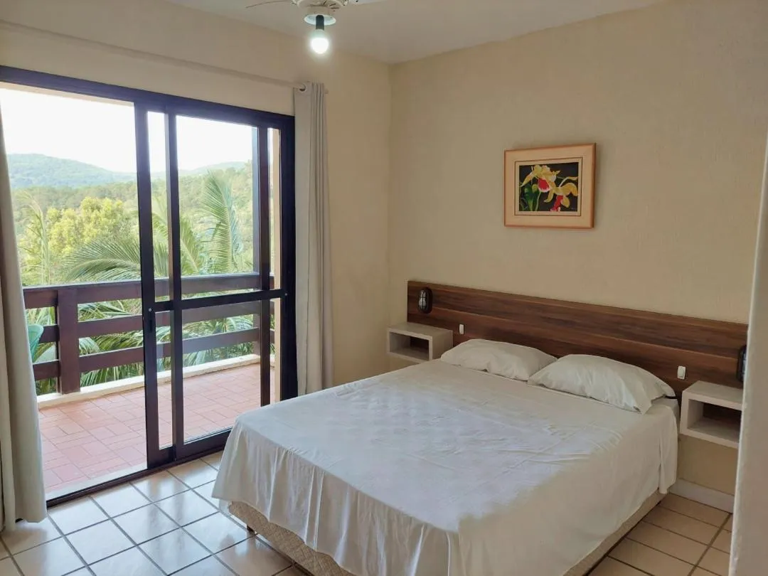 Bed in Morro do Sol Hotel & Eventos