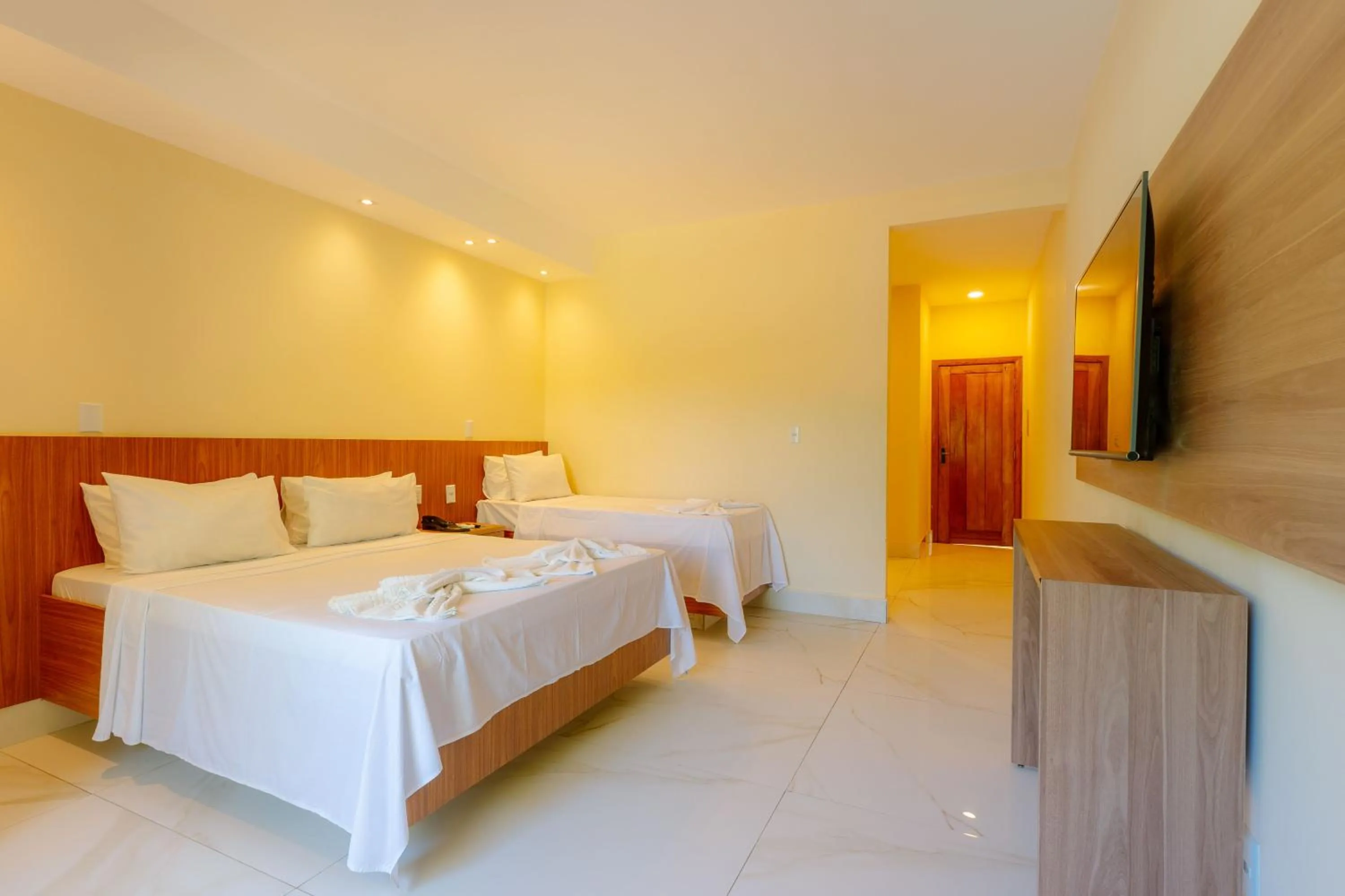 Bed in Kauatá Boutique Praia Hotel