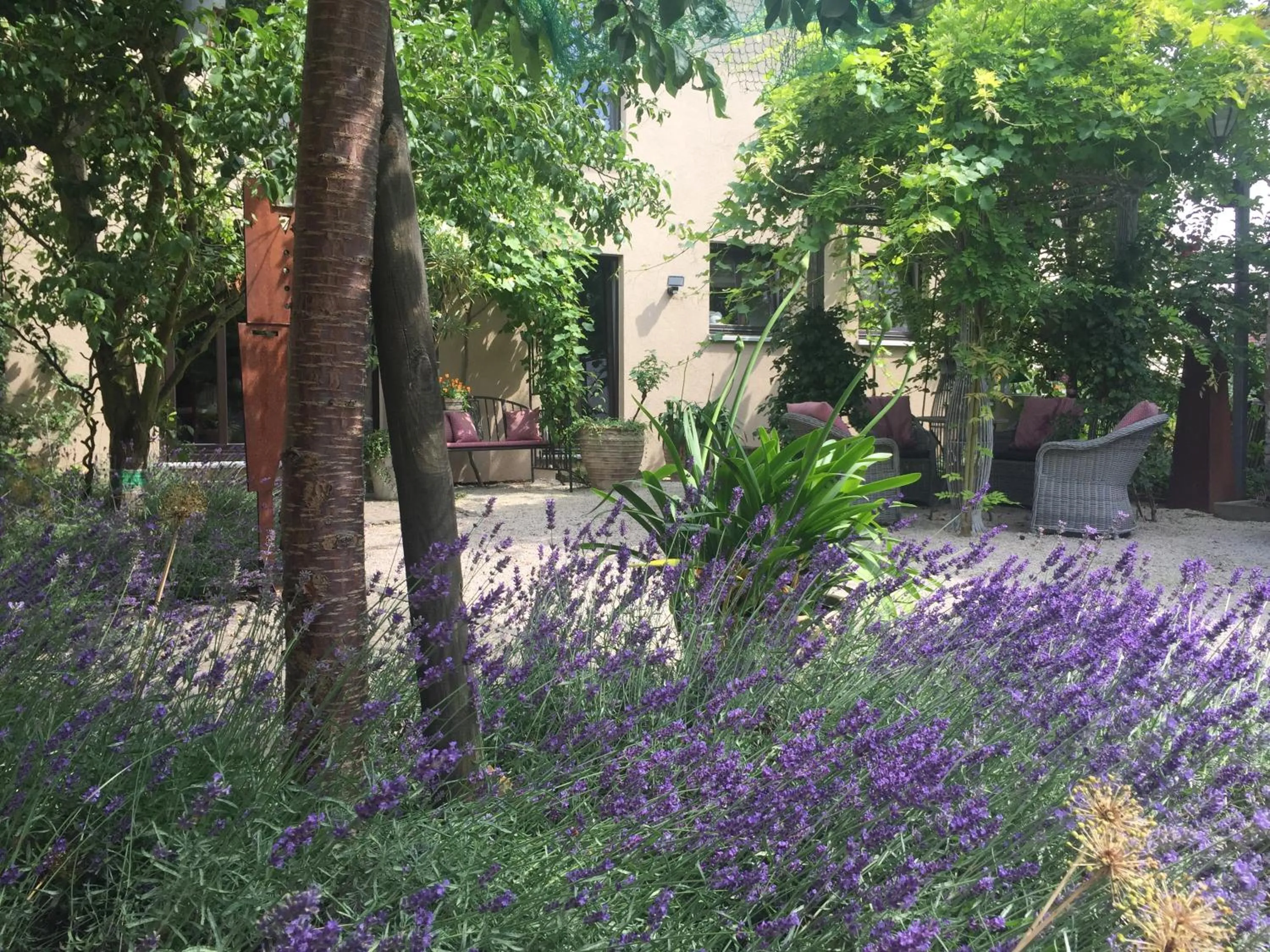 Inner courtyard view in Jugendstil-Hof