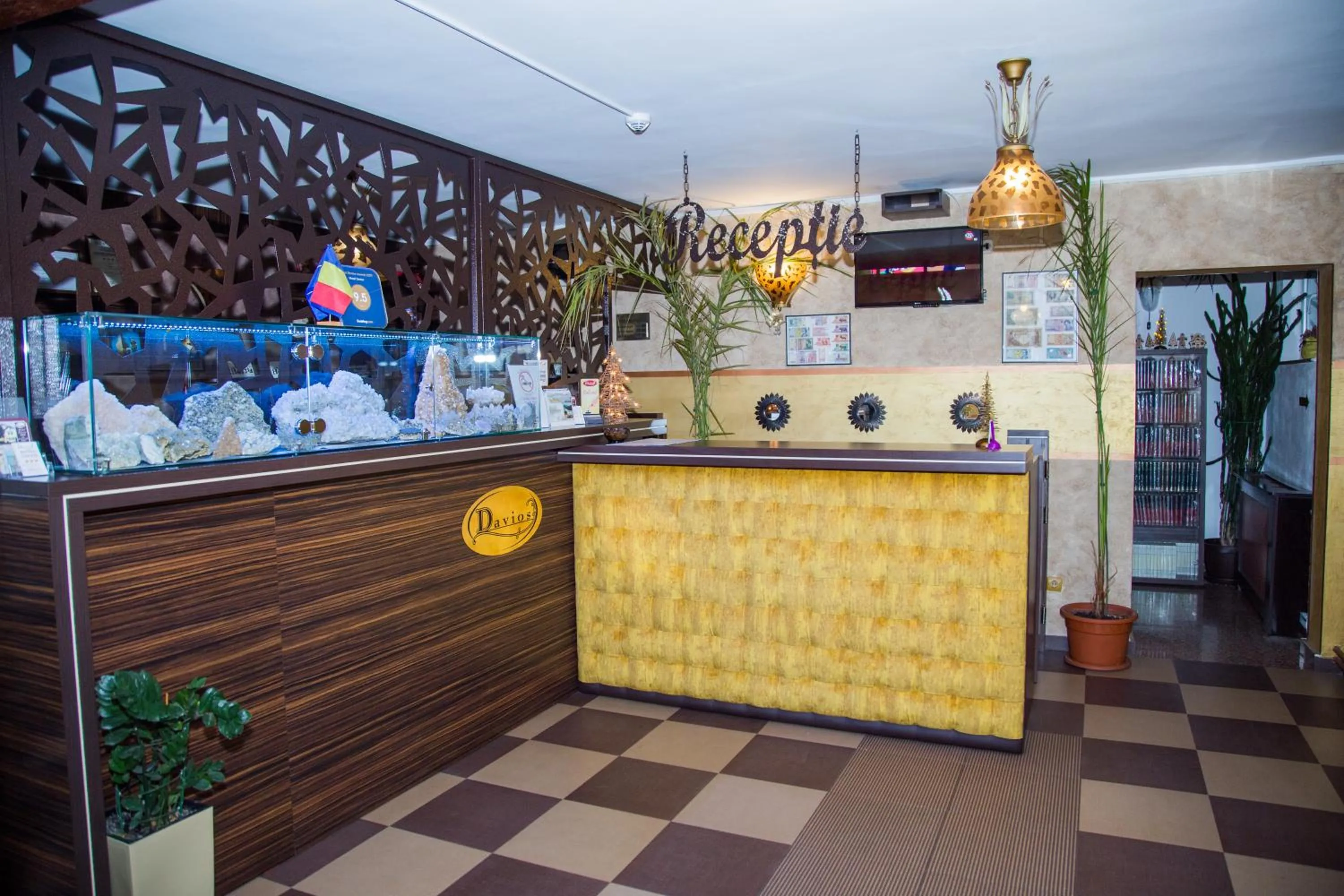 Lobby or reception in Motel Davios