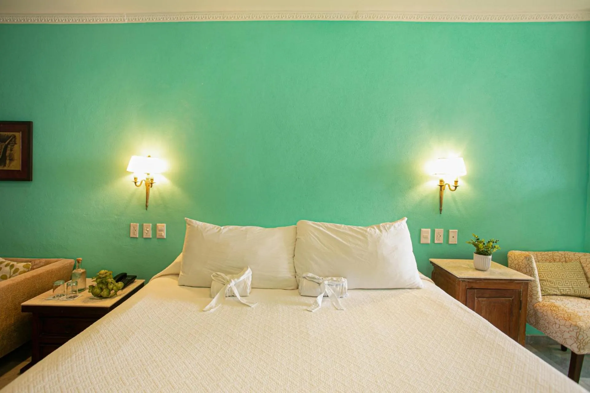 Bed in Quinta Maria Cortez Beach Hotel