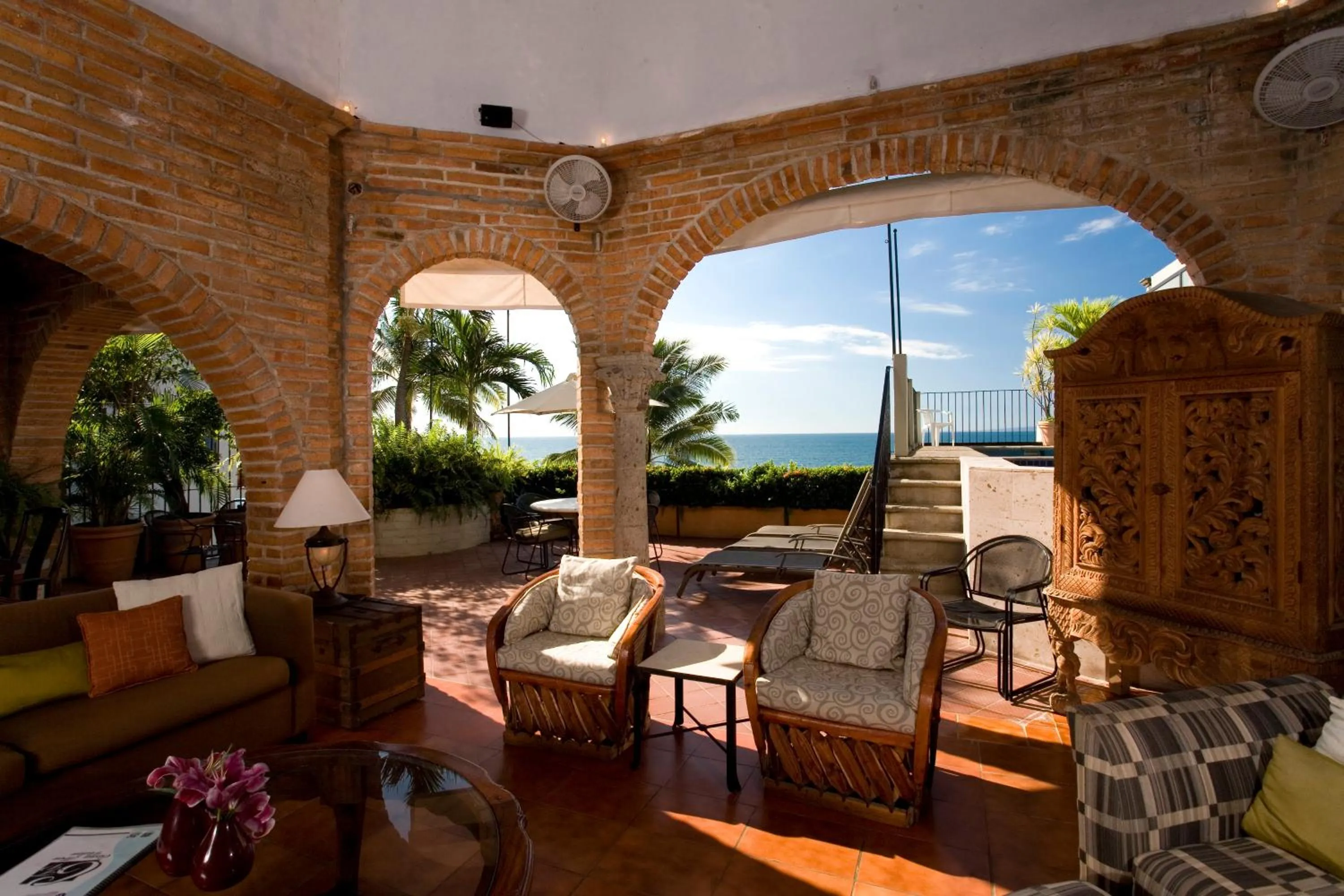 Patio in Quinta Maria Cortez Beach Hotel