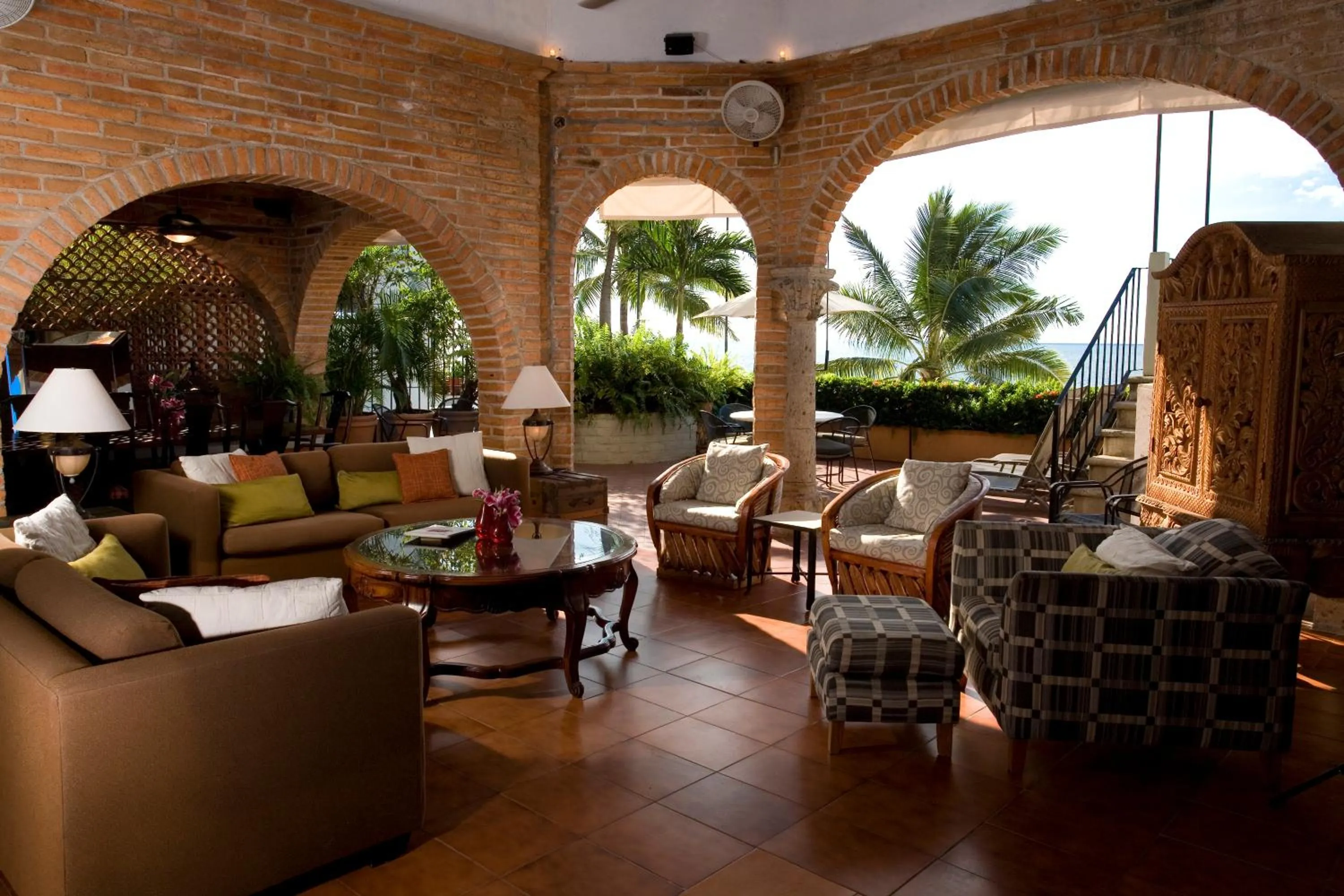 Patio in Quinta Maria Cortez Beach Hotel